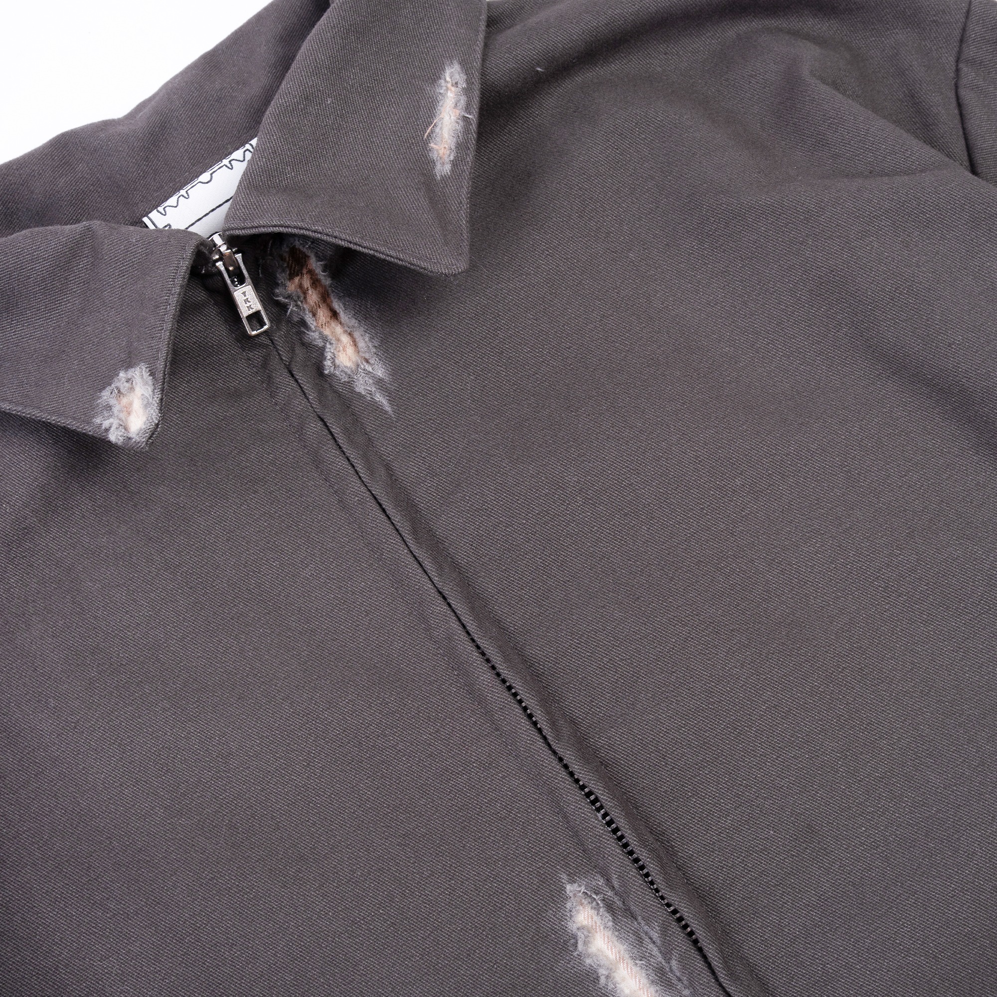  Mercie Studio - Work Jacket Distressed Flannel Grey 