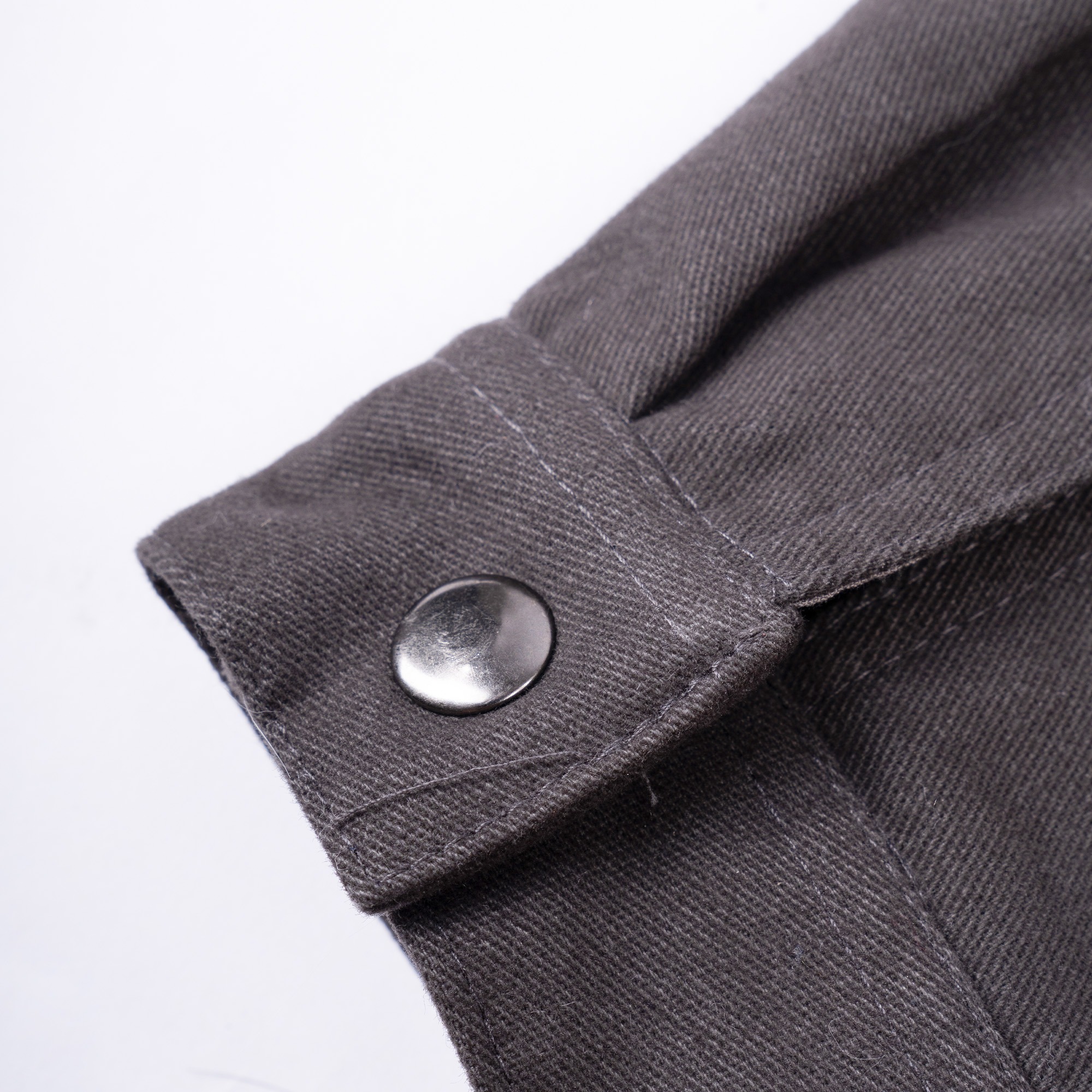  Mercie Studio - Work Jacket Distressed Flannel Grey 