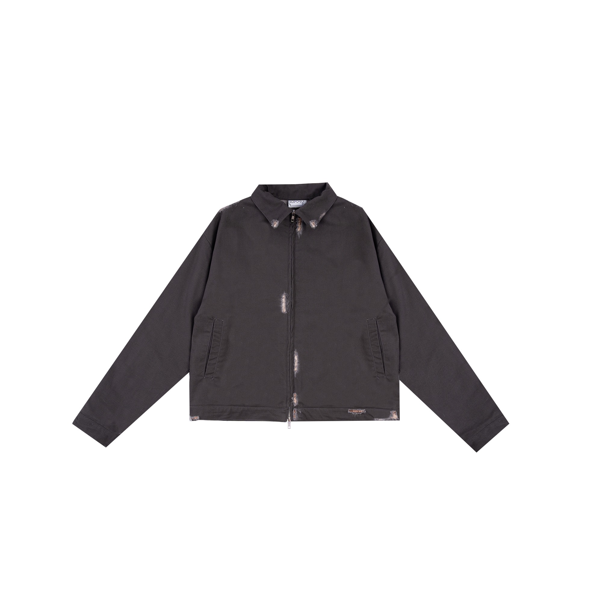  Mercie Studio - Work Jacket Distressed Flannel Grey 