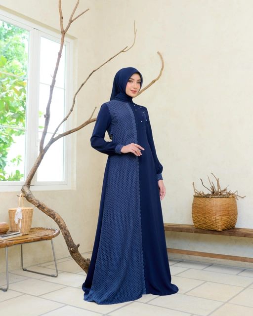 Image of Samira Dress (Navy Blue Series)