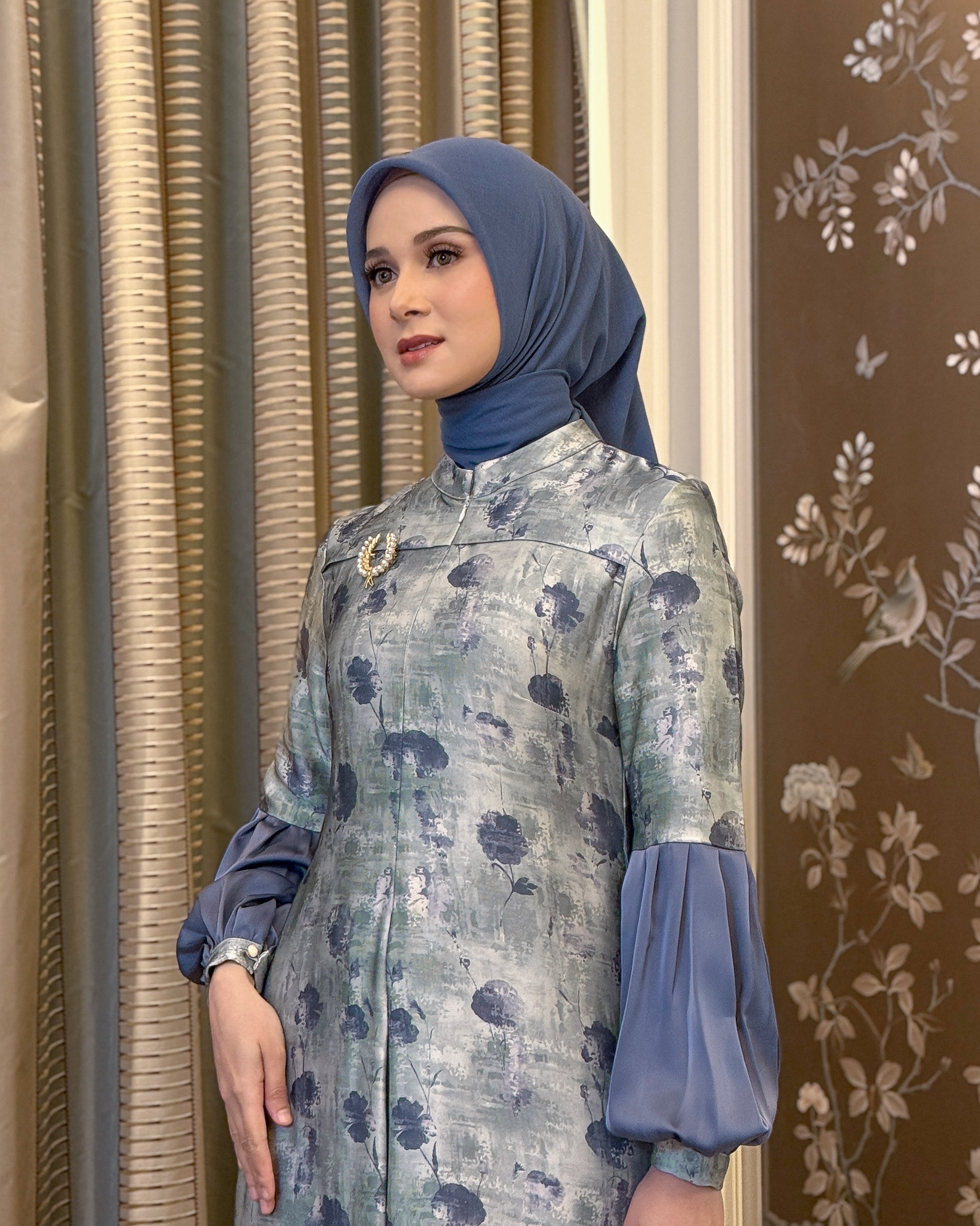 Asuka Dress (Dusty Blue)