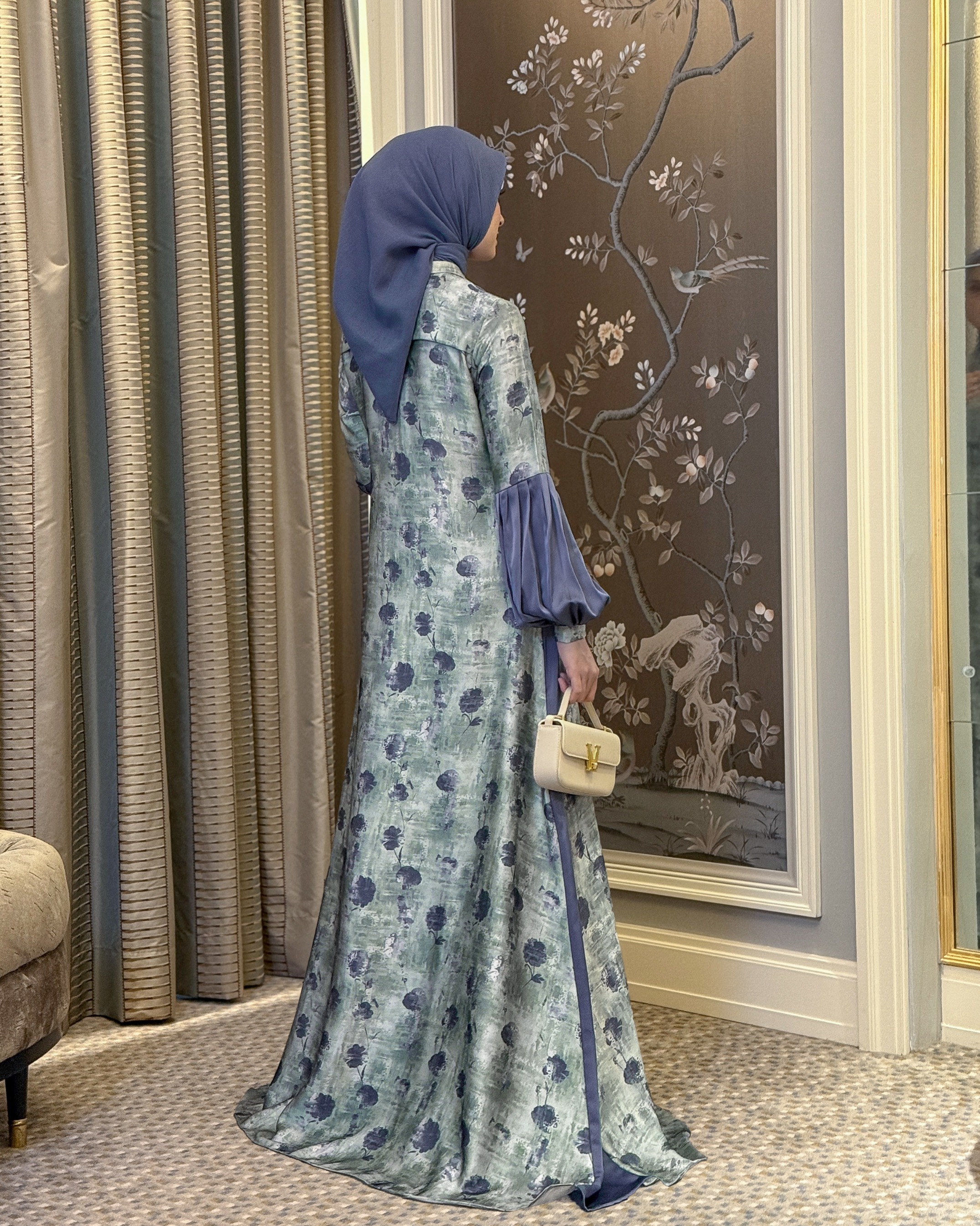 Asuka Dress (Dusty Blue)