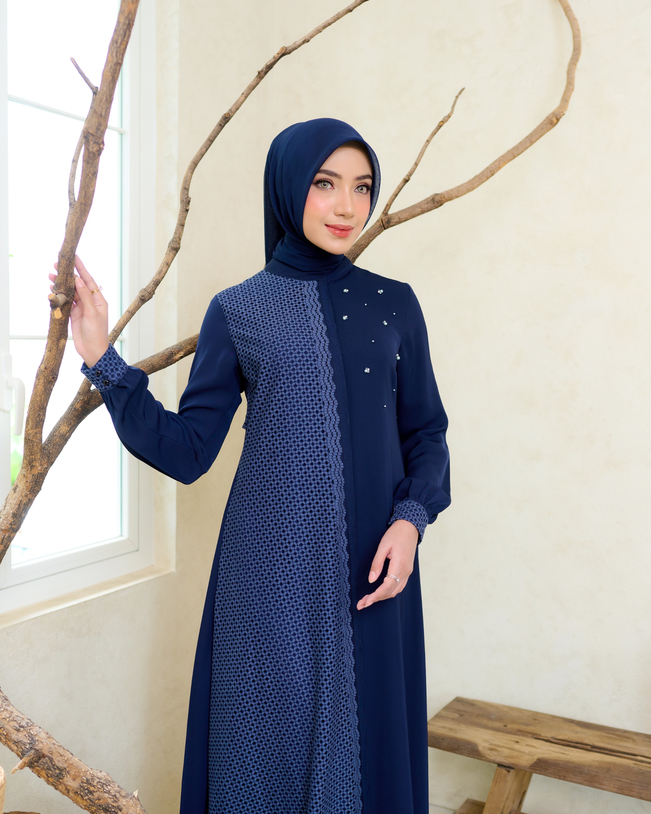 Samira Dress (Navy Blue Series)