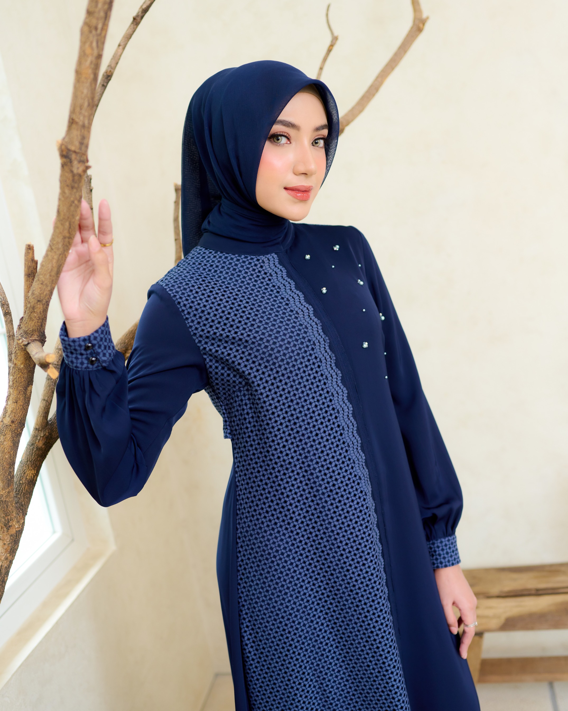 Samira Dress (Navy Blue Series)