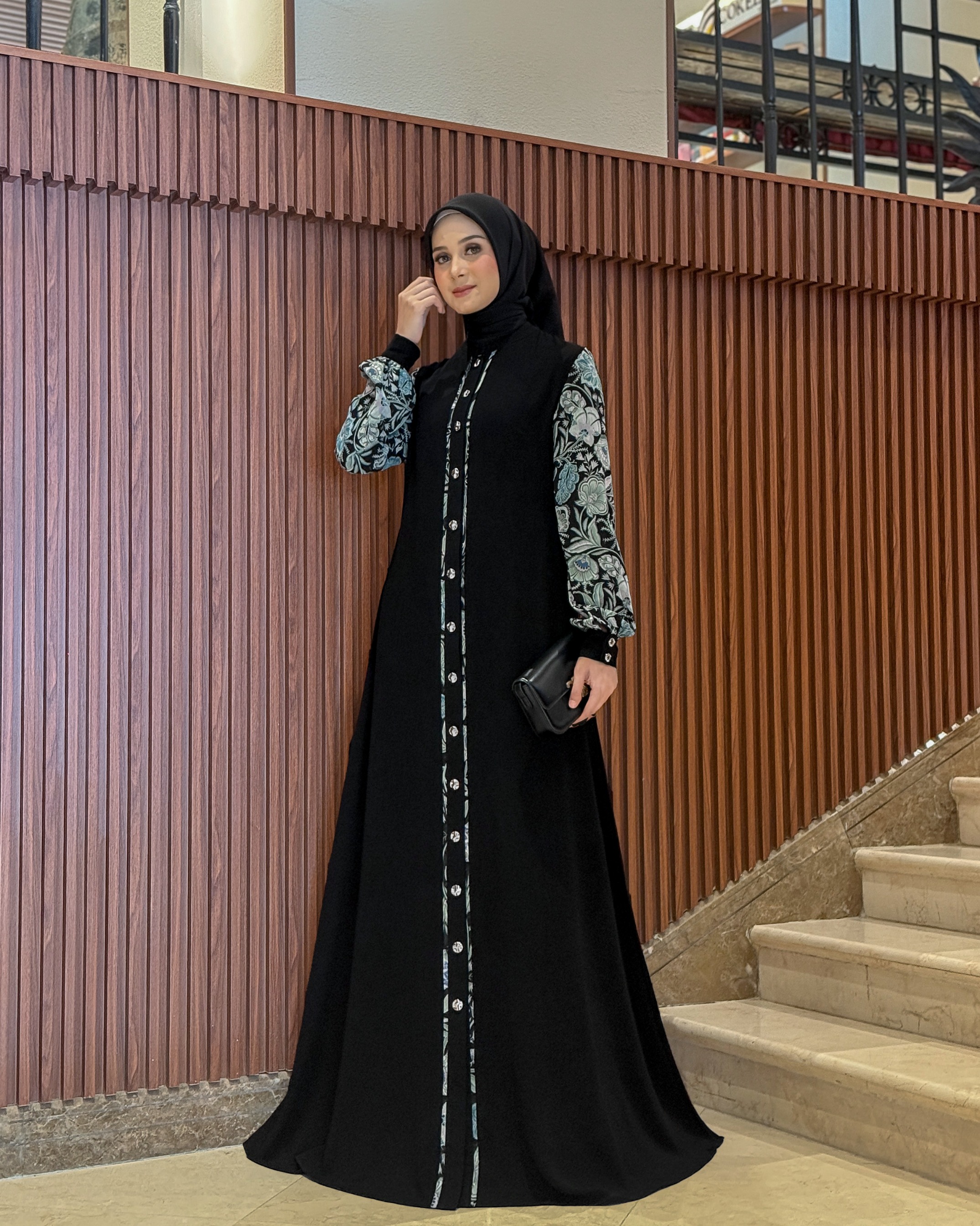 Aina Dress (Serena Bloom) Full Kancing