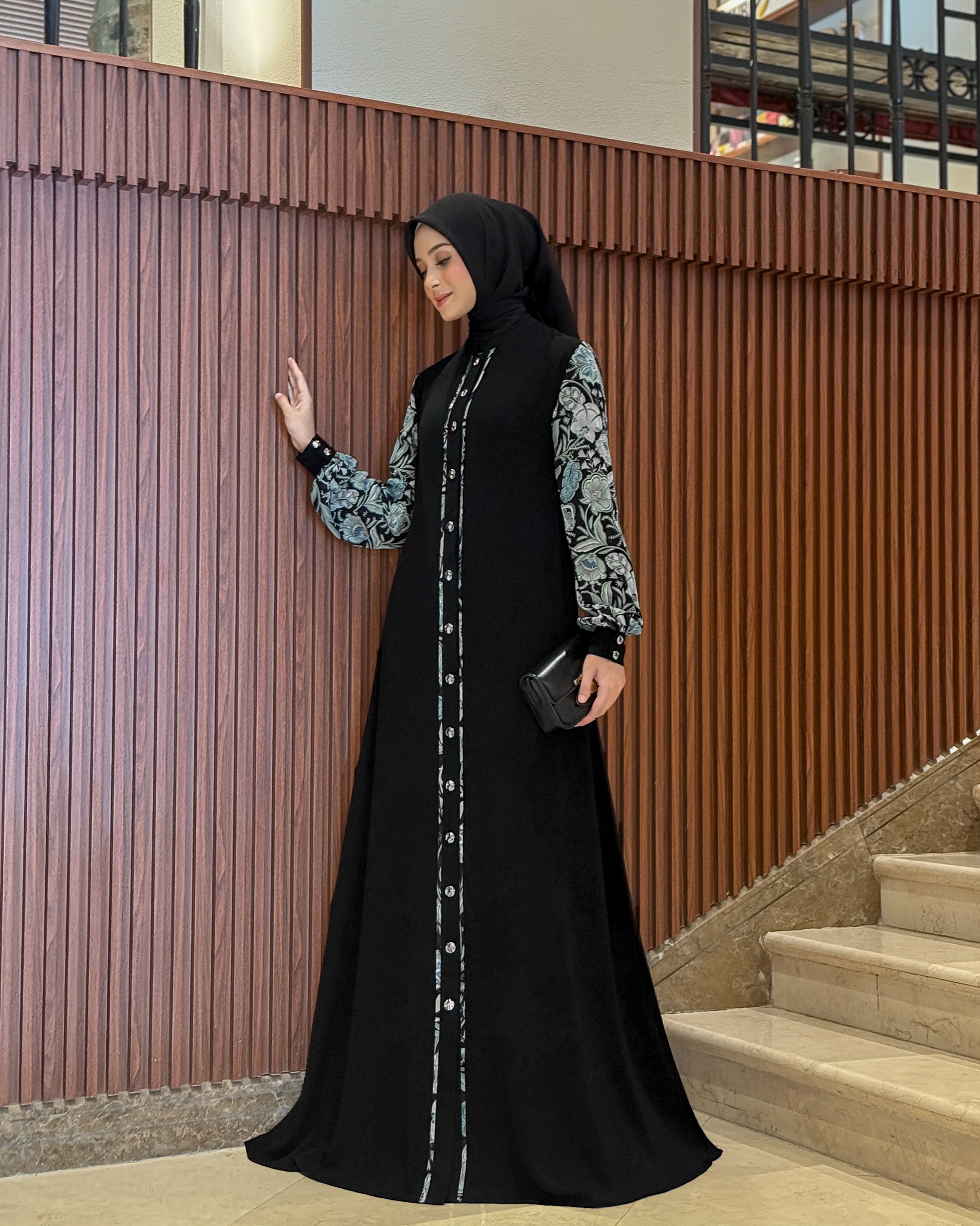 Aina Dress (Serena Bloom) Full Kancing