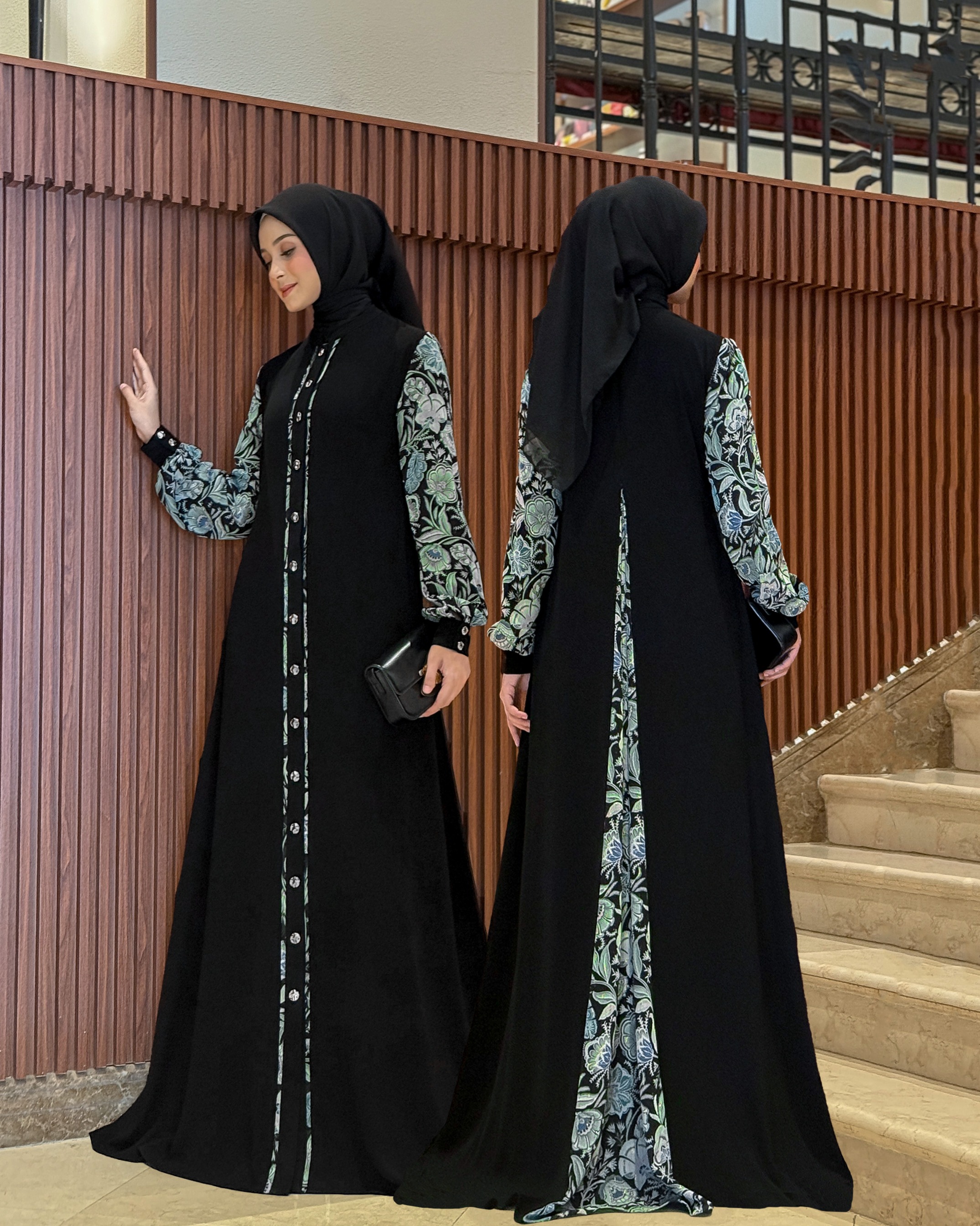 Aina Dress (Serena Bloom) Full Kancing