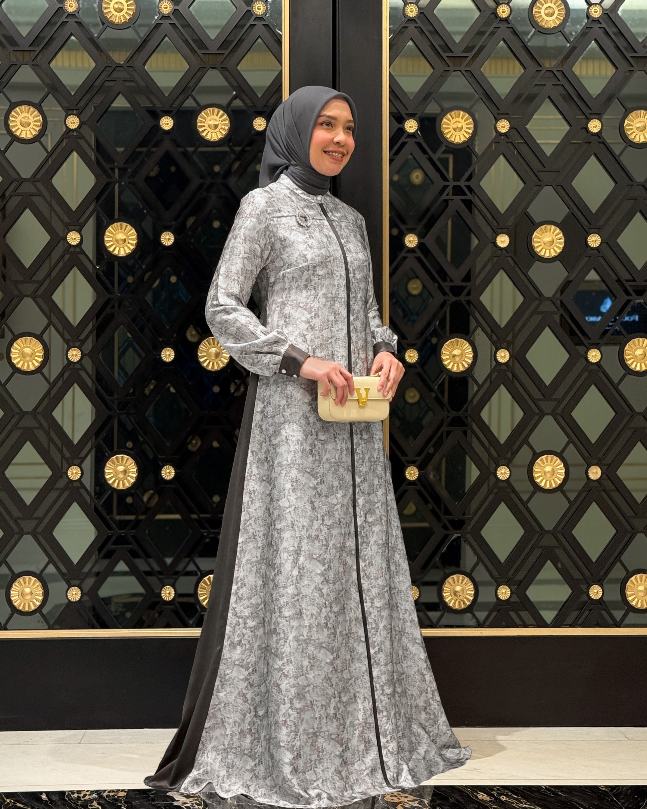 Lamia Dress (Grey Sage)
