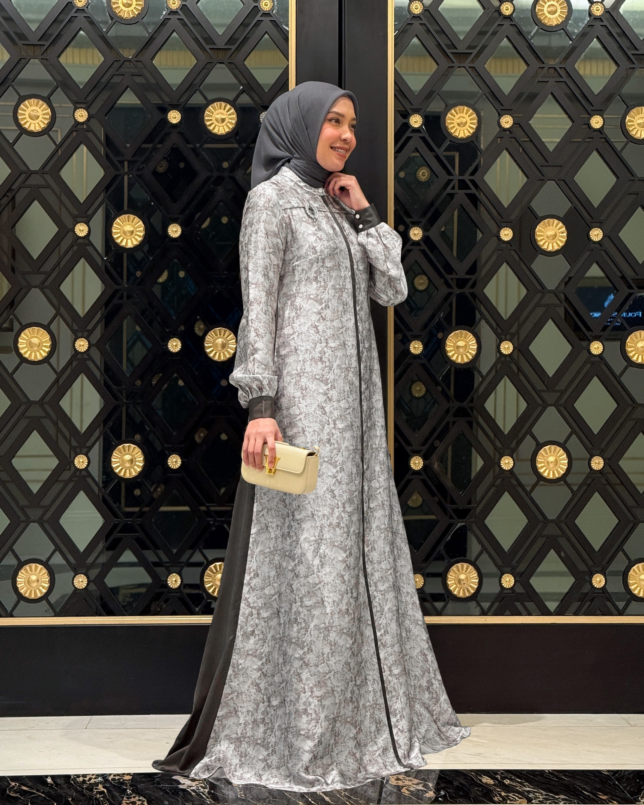 Lamia Dress (Grey Sage)