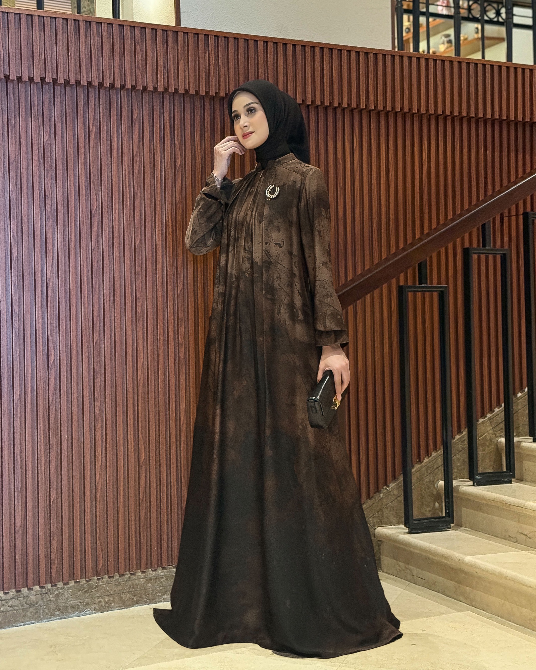 Mariam Dress (Choco Brown)