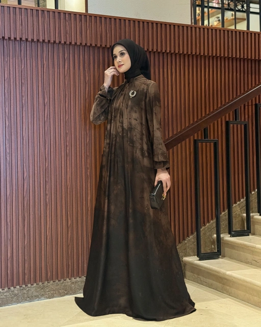 Mariam Dress (Choco Brown)