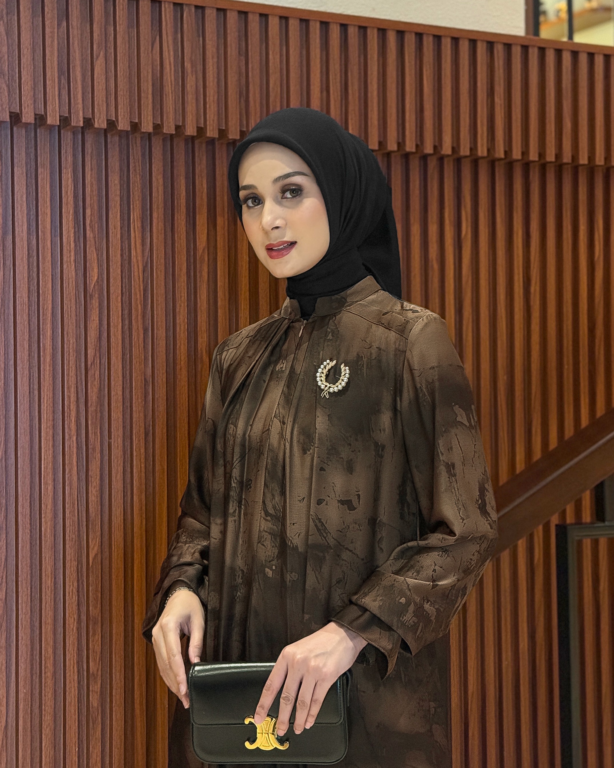 Mariam Dress (Choco Brown)