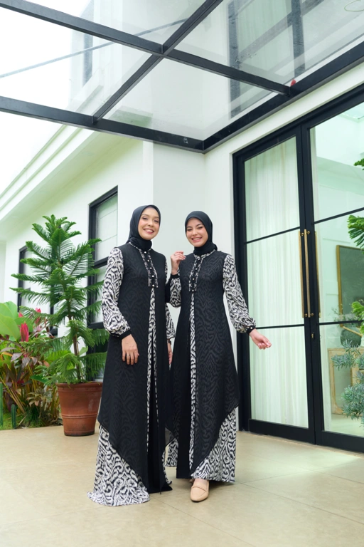 Image of Ethnic Dress (Black)