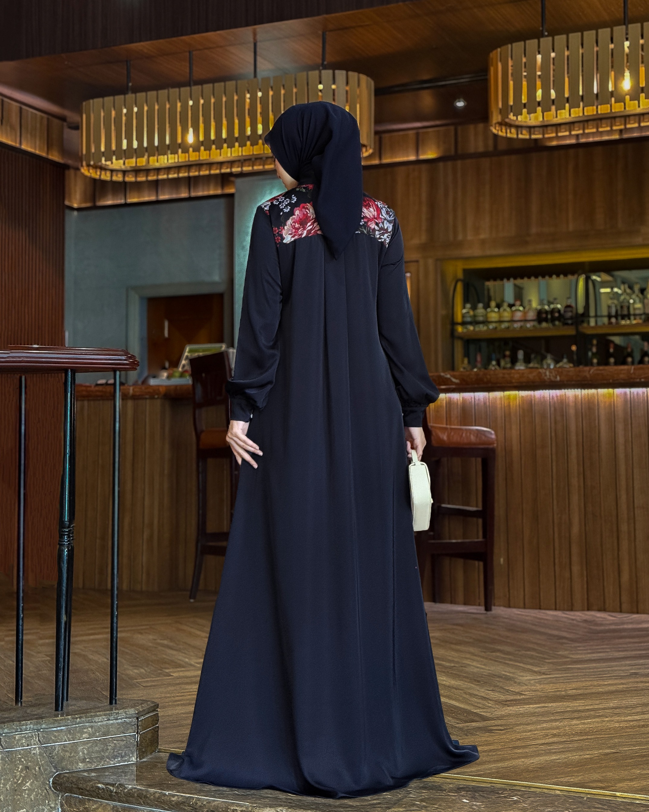 Aylin Dress (Navy Red Cherry)