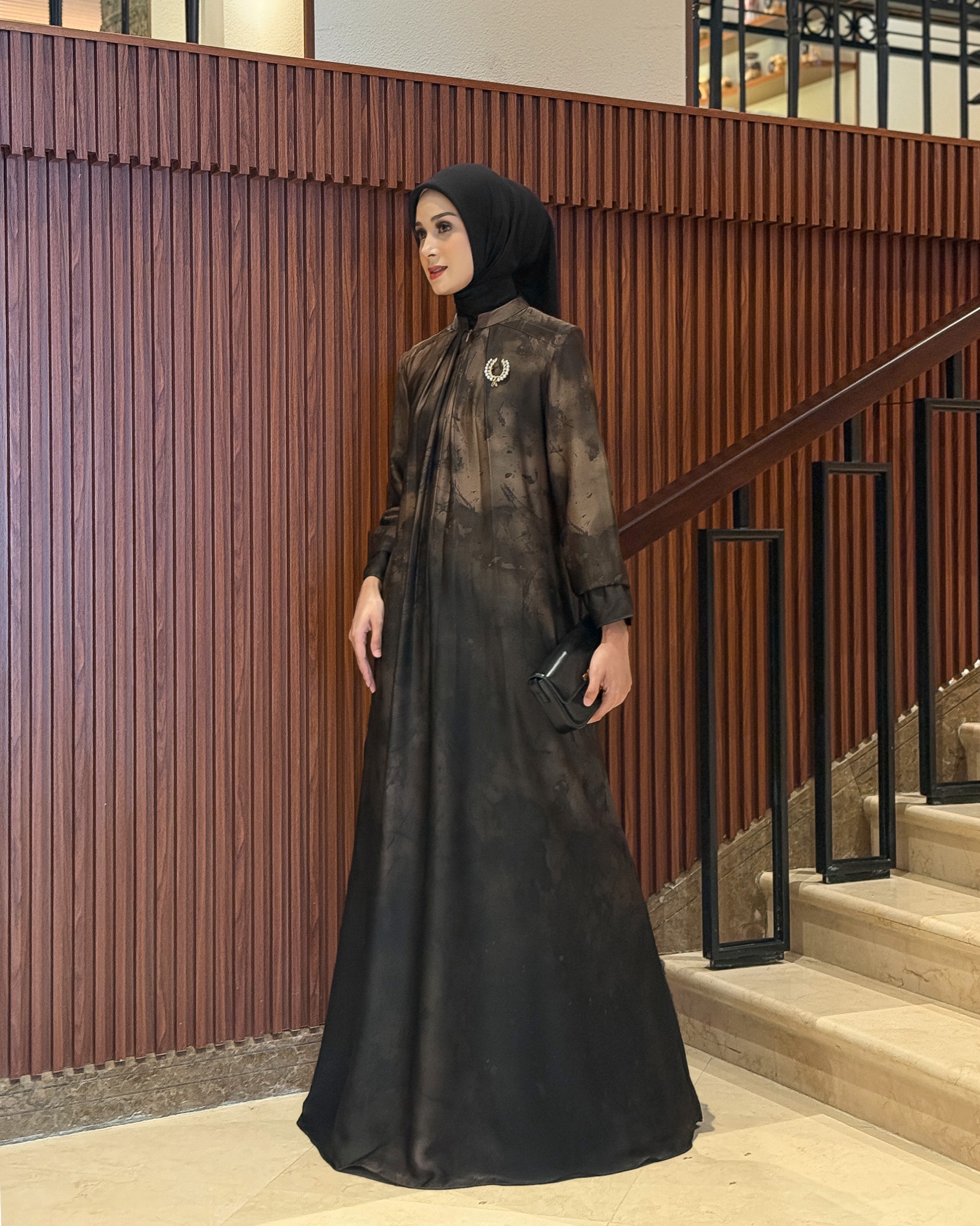 Mariam Dress (Choco Green)