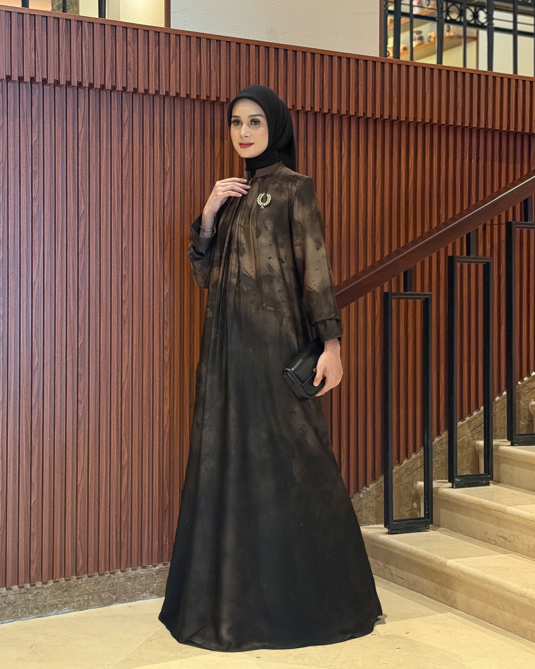 Mariam Dress (Choco Green)
