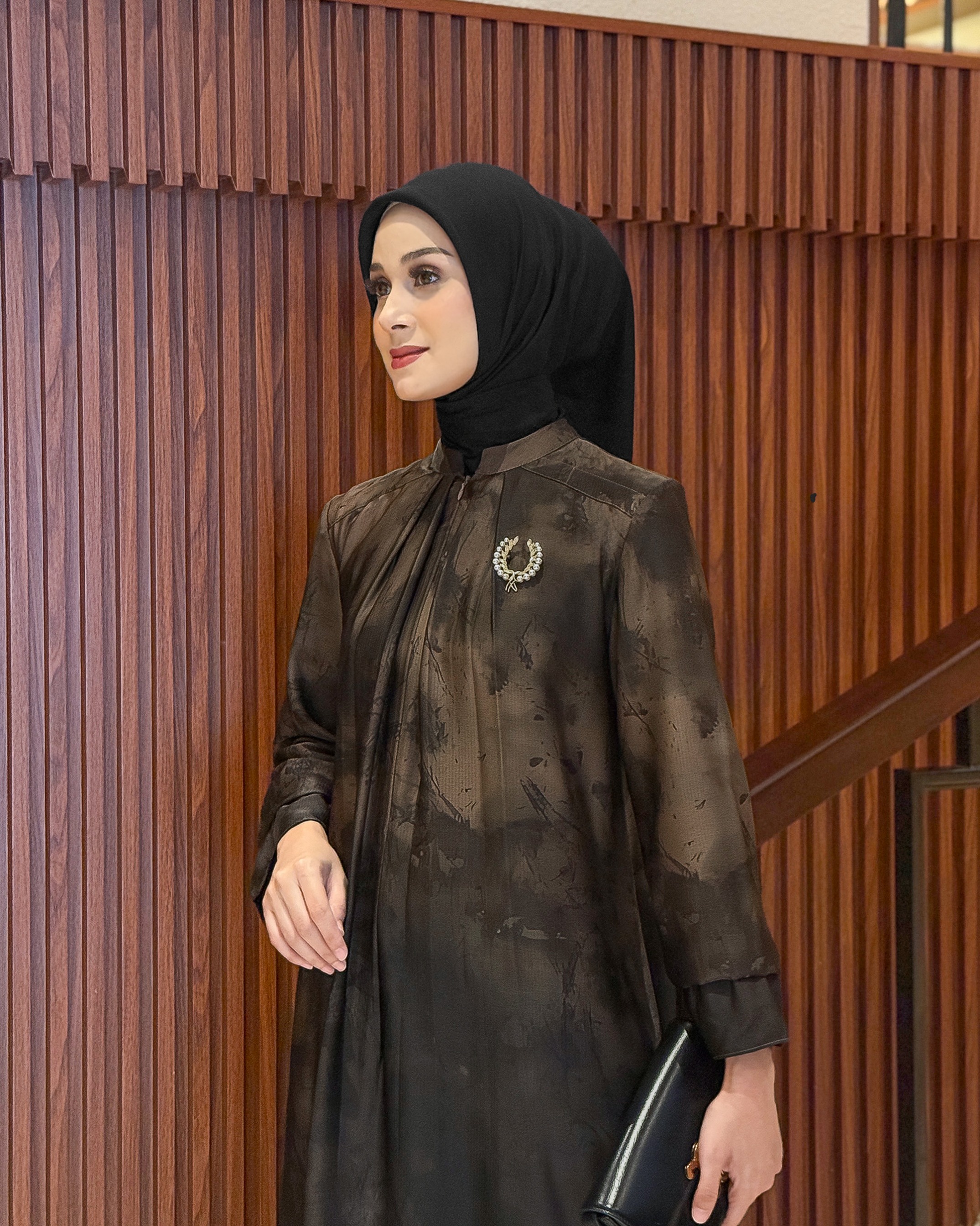 Mariam Dress (Choco Green)