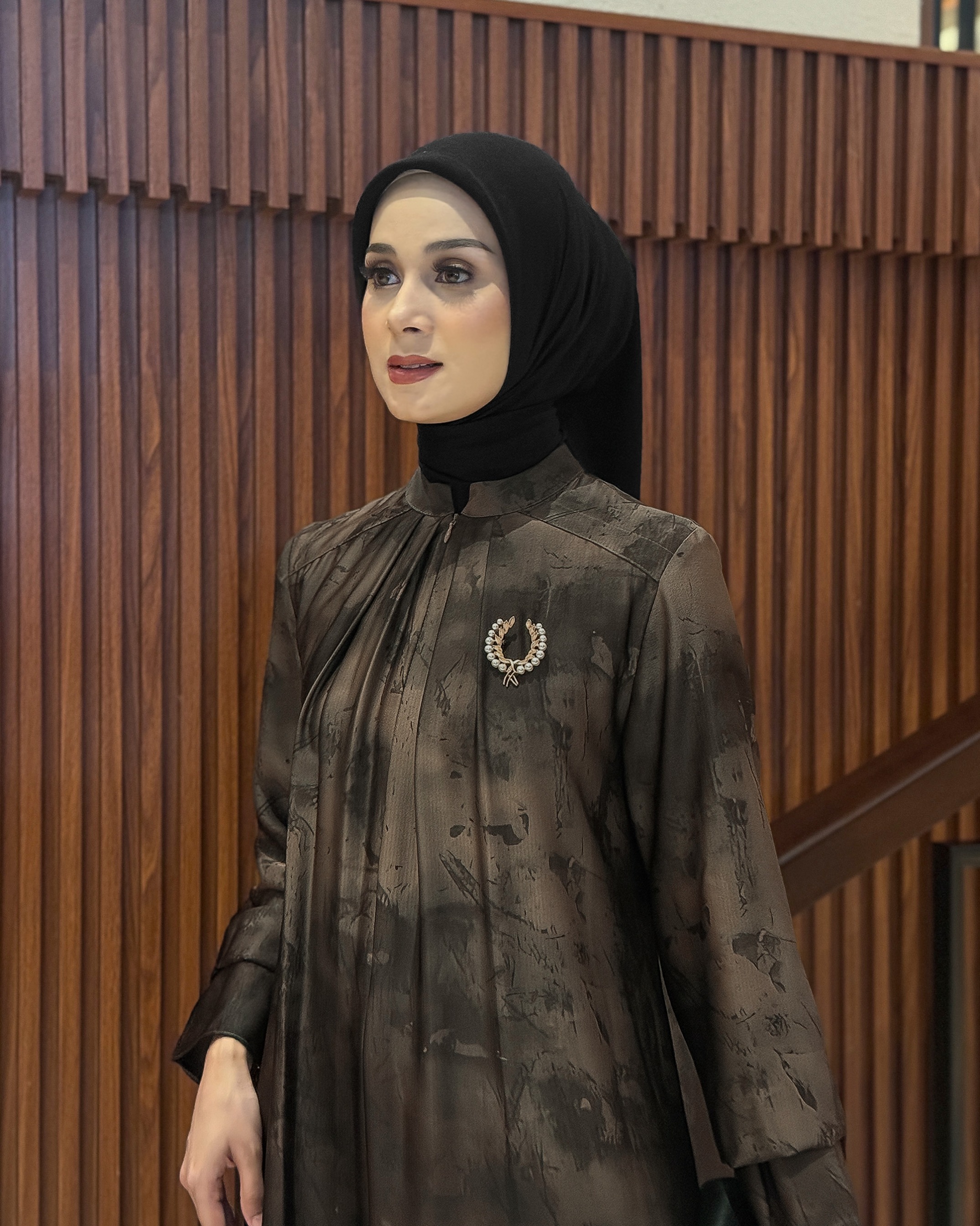 Mariam Dress (Choco Grey)