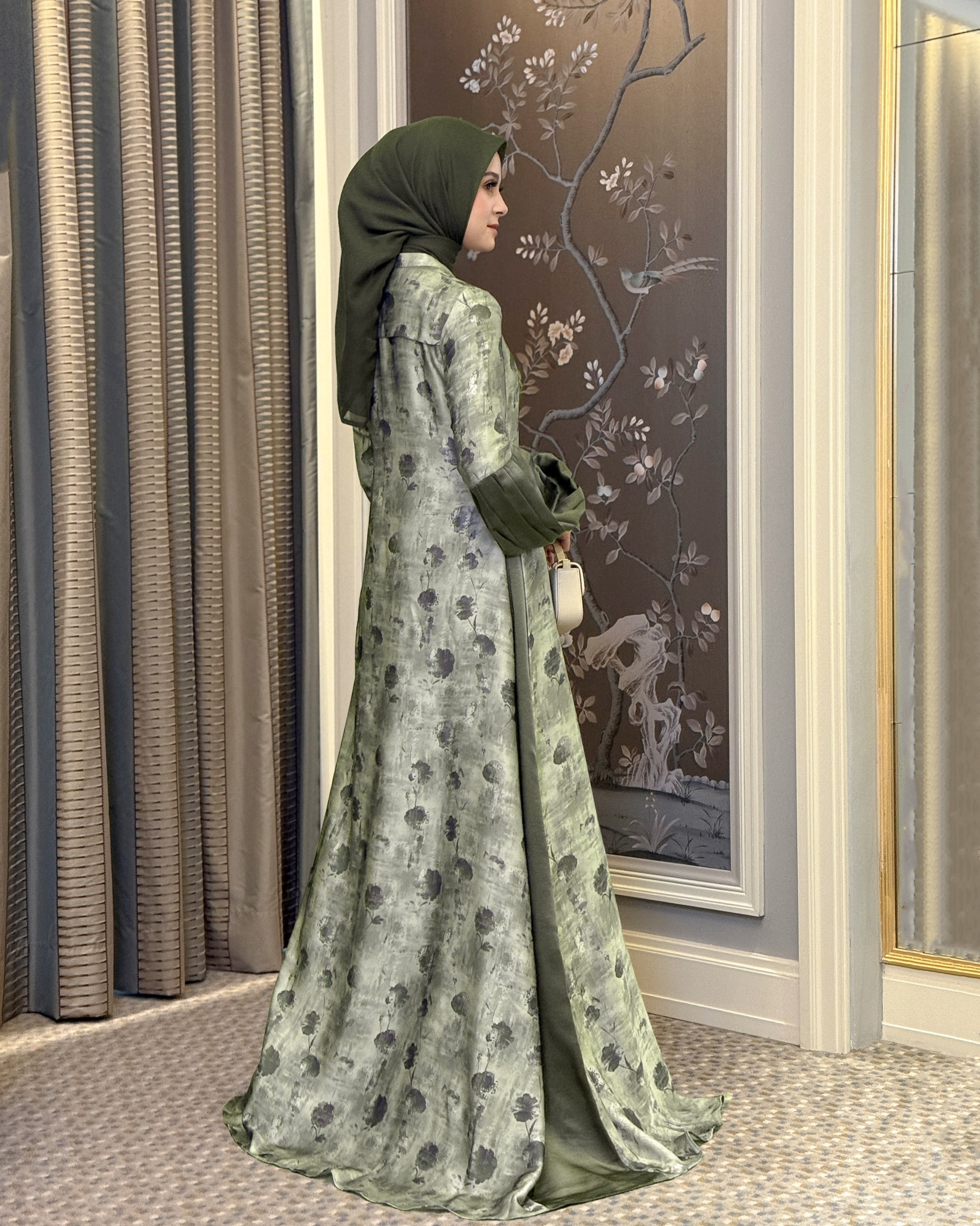 Asuka Dress (Deep Sage)