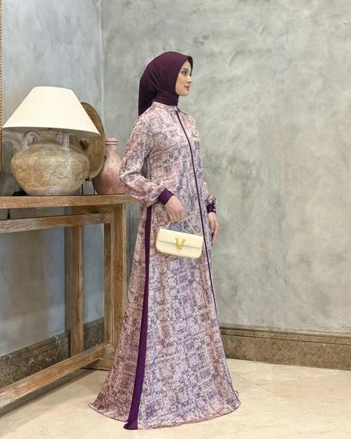 Lamia Dress (Burgundy)