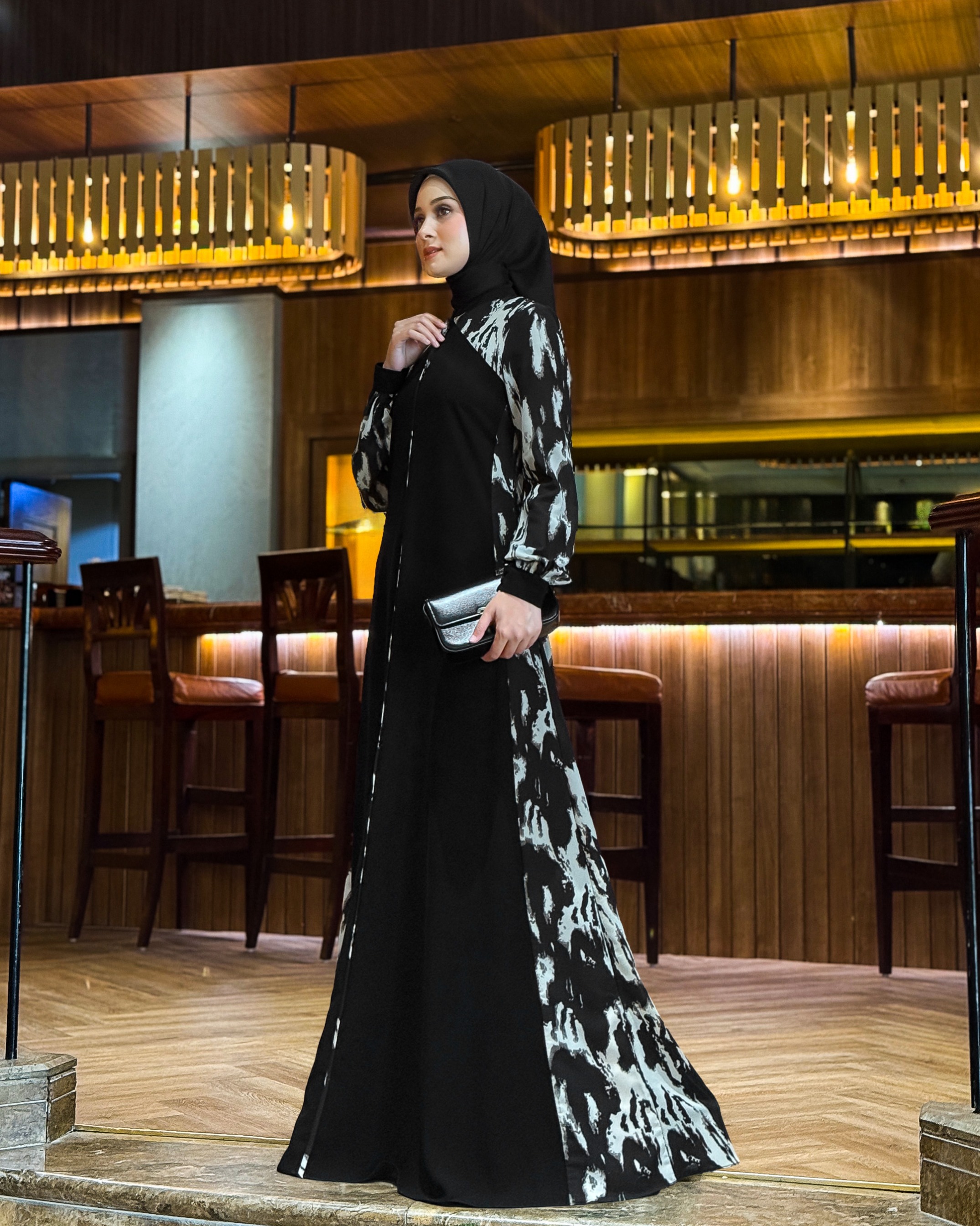 Zahira Dress (Obsidian)