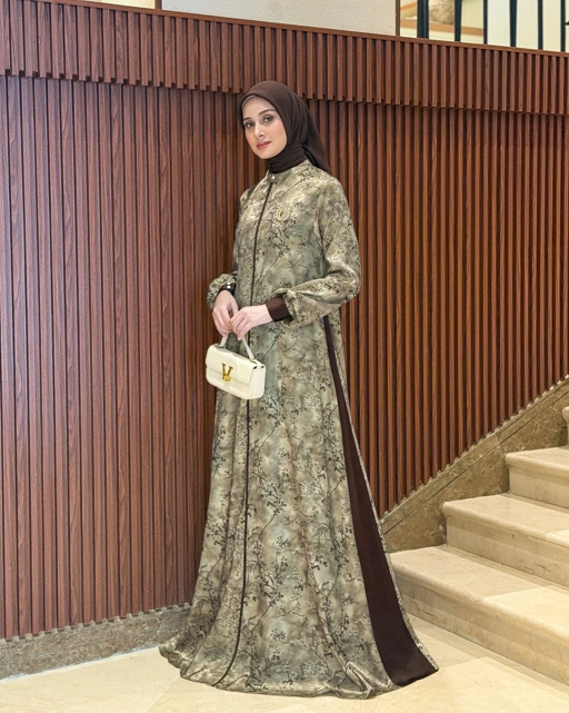 Lamia Dress (Olive Espresso)