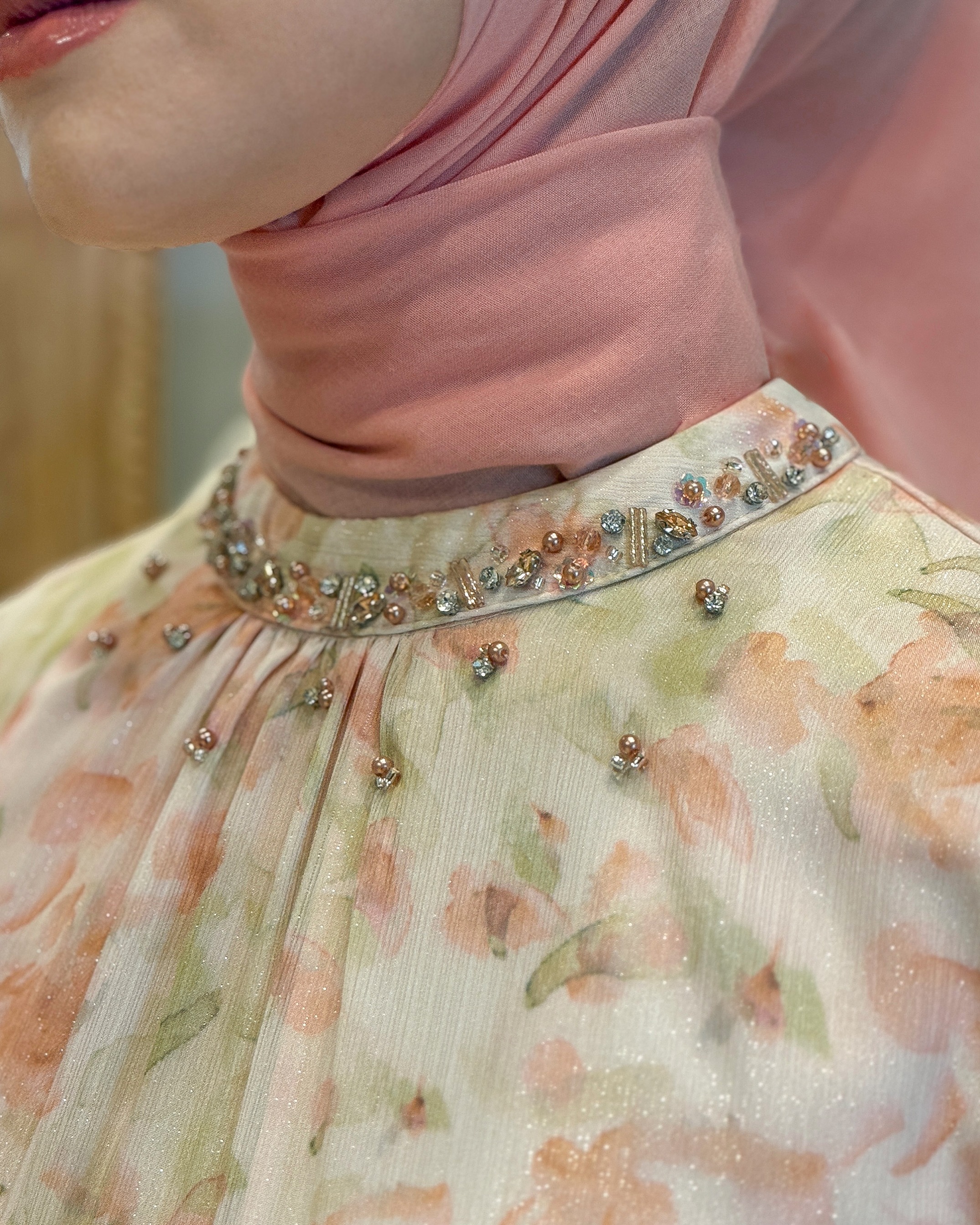 Lamisya Dress (Peach Coral)