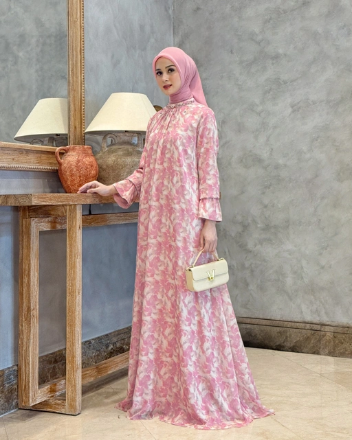Lamisya Dress (Pink Blossom)