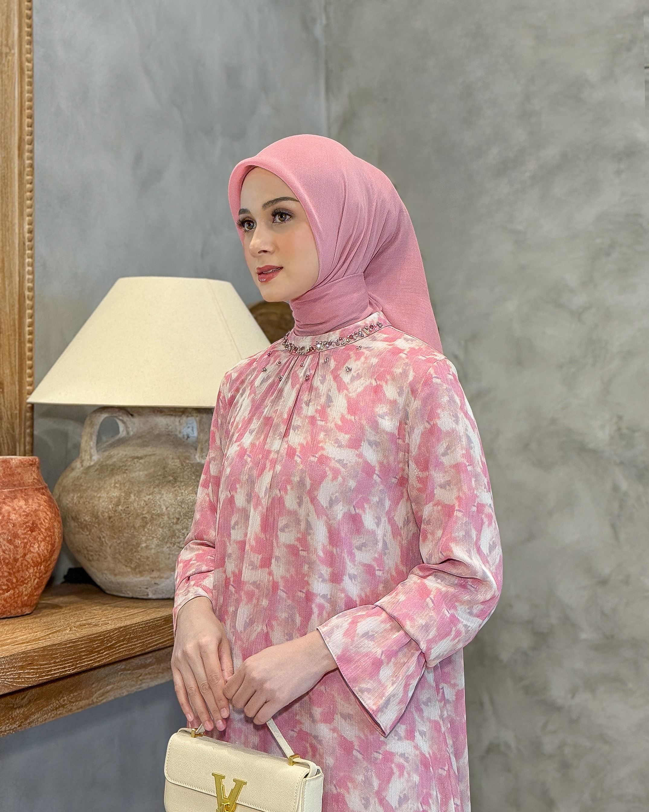 Lamisya Dress (Pink Blossom)