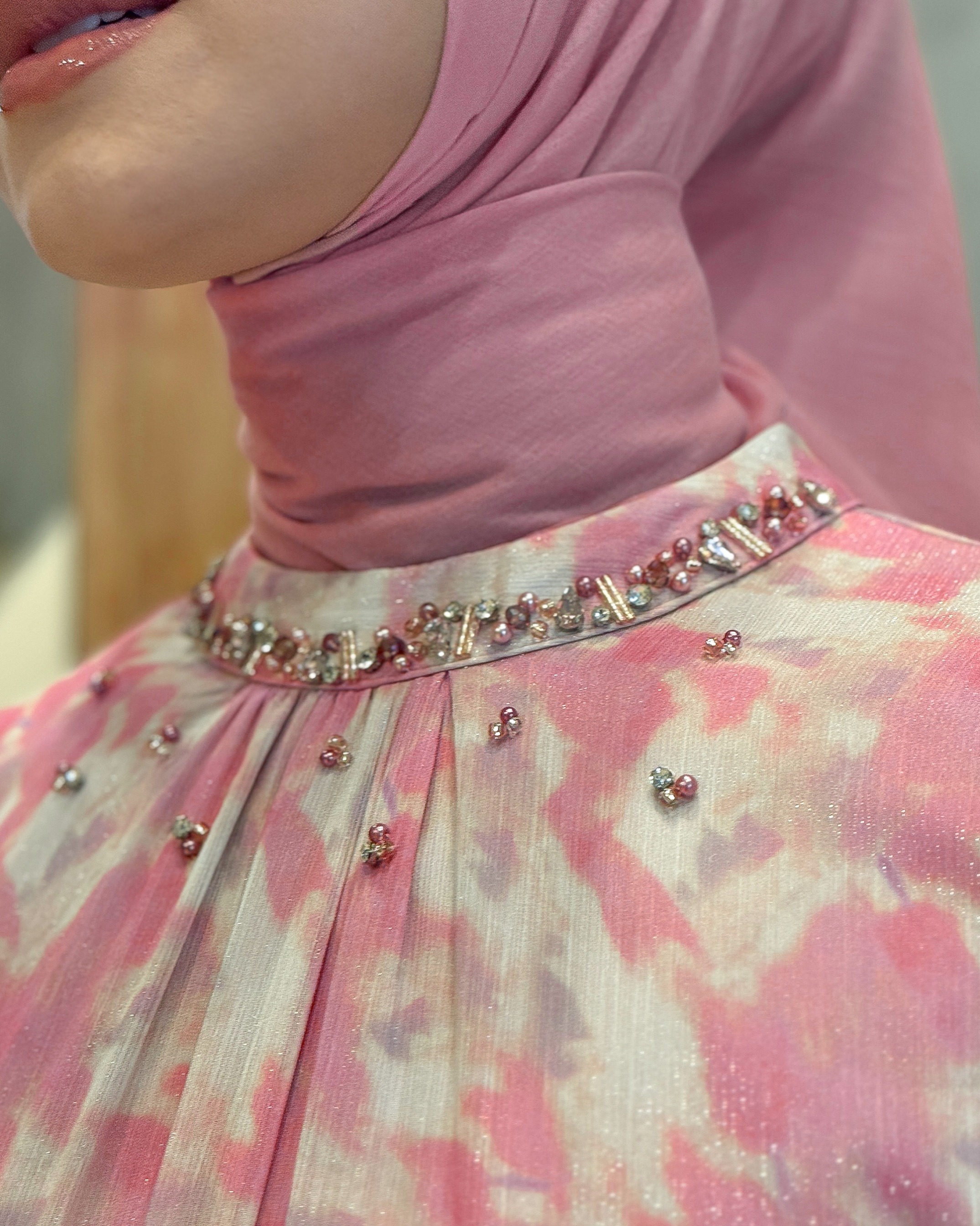 Lamisya Dress (Pink Blossom)