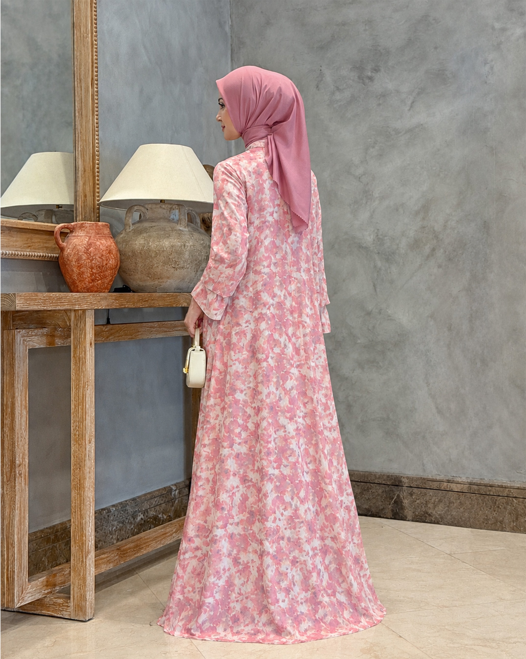 Lamisya Dress (Pink Blossom)