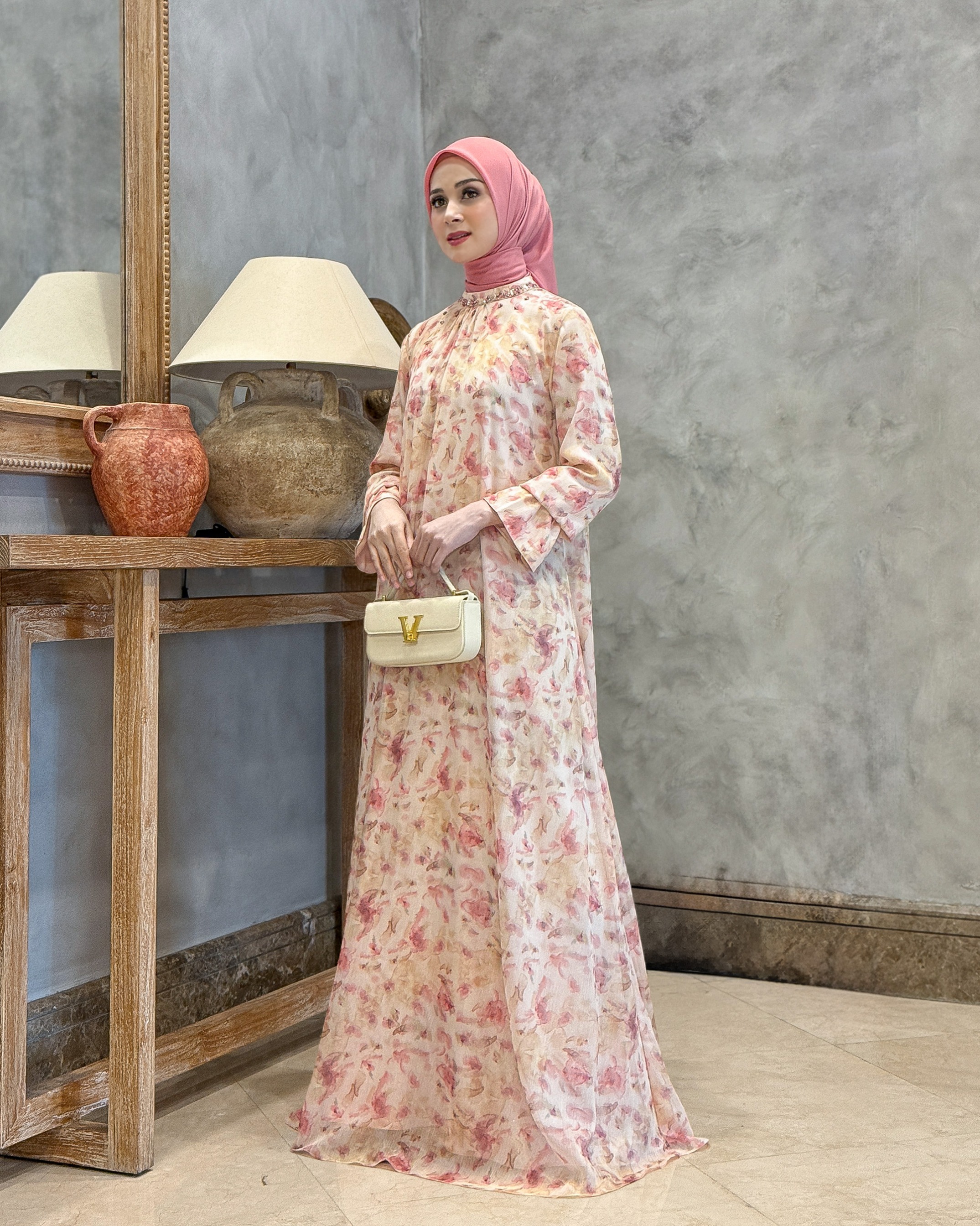 Lamisya Dress (Rose Blush)
