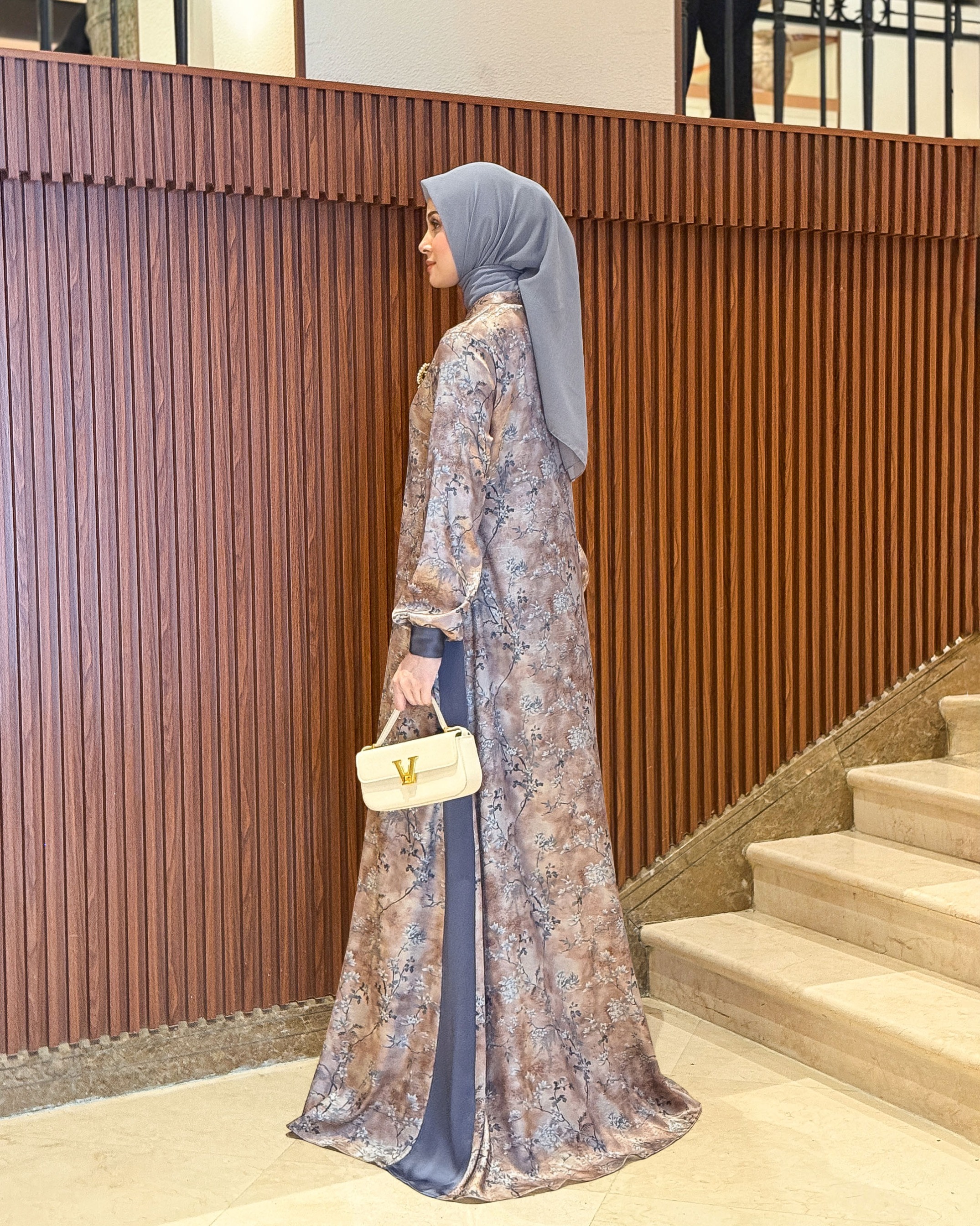 Lamia Dress (Blue Mauve)