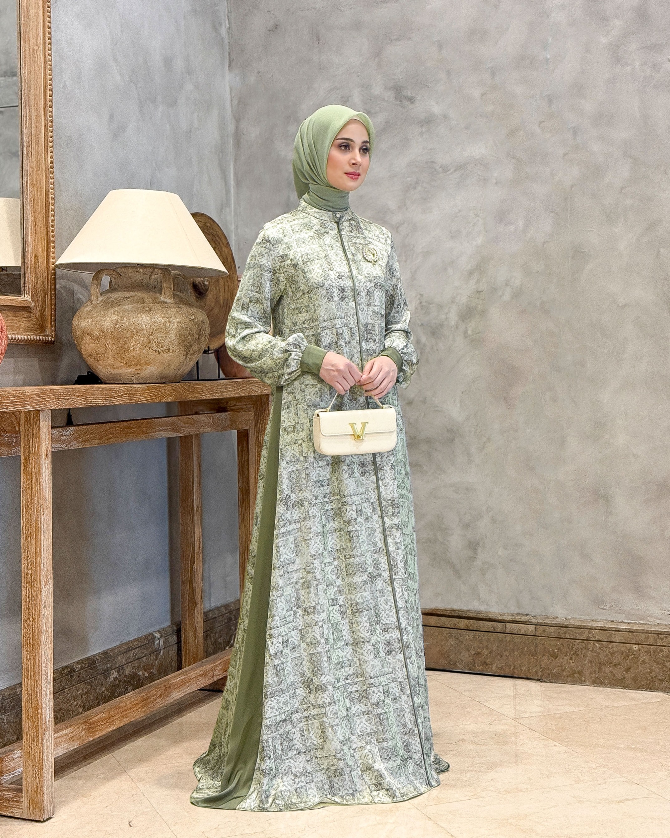 Lamia Dress (Sage)