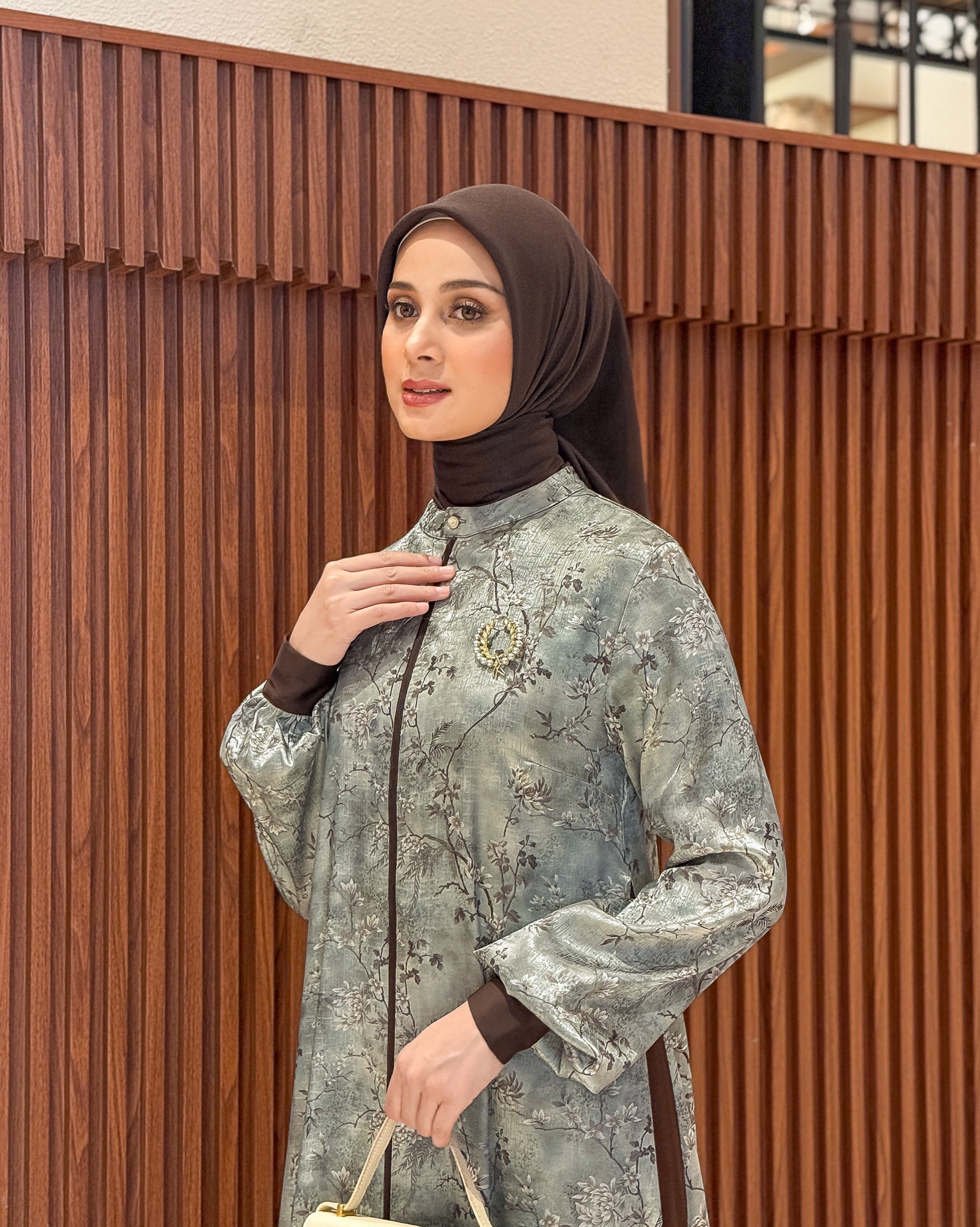 Lamia Dress (Wardah Espresso)