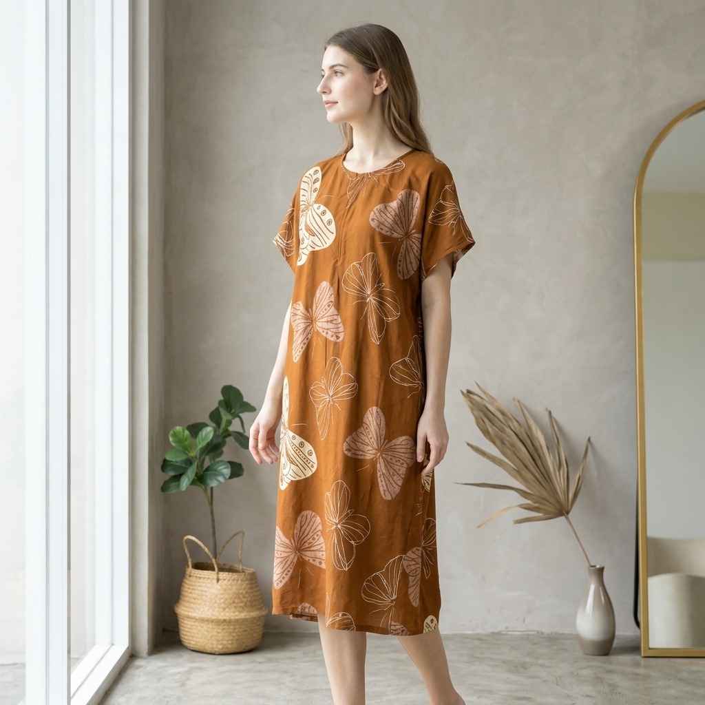 Daster Kaftan Kupu