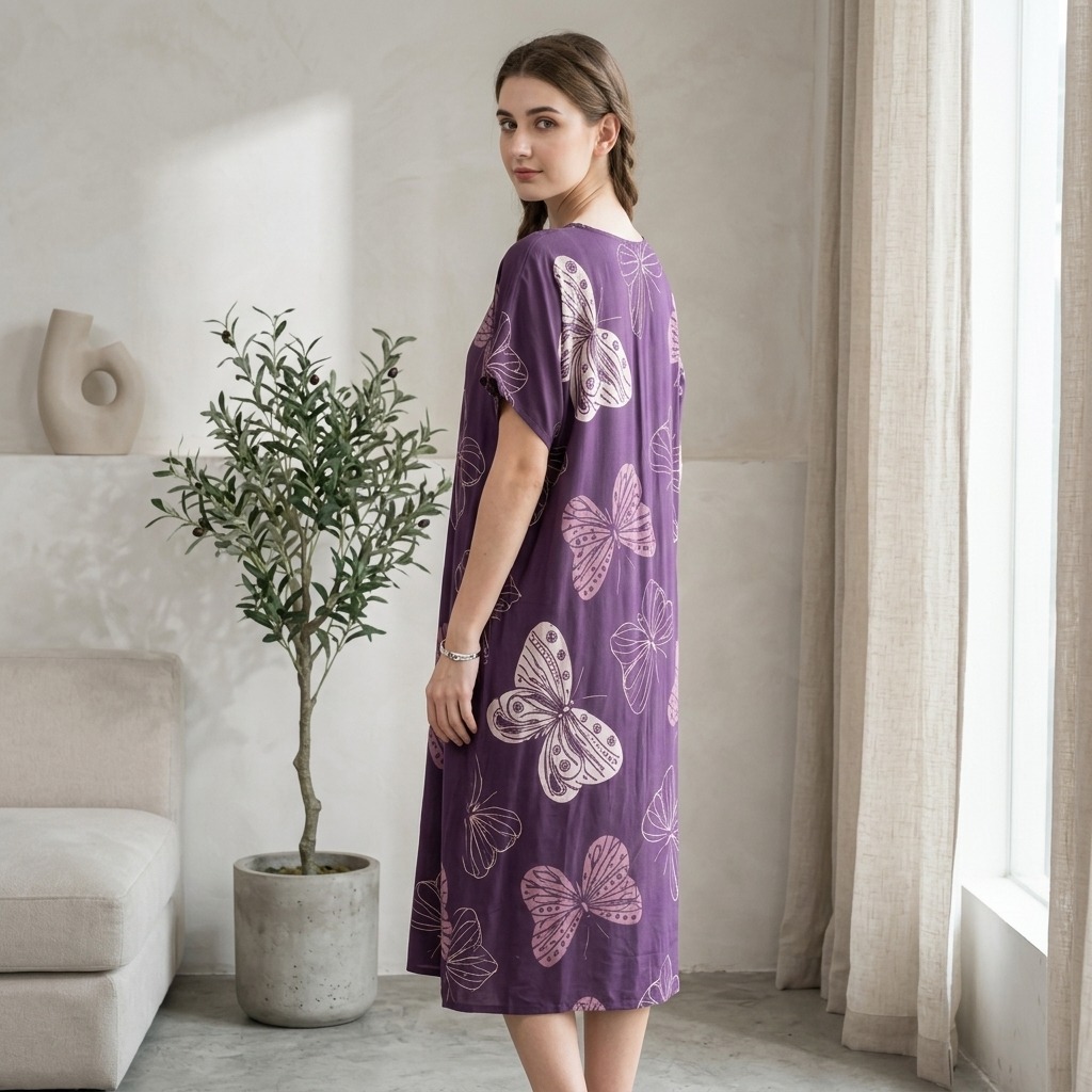 Daster Kaftan Kupu