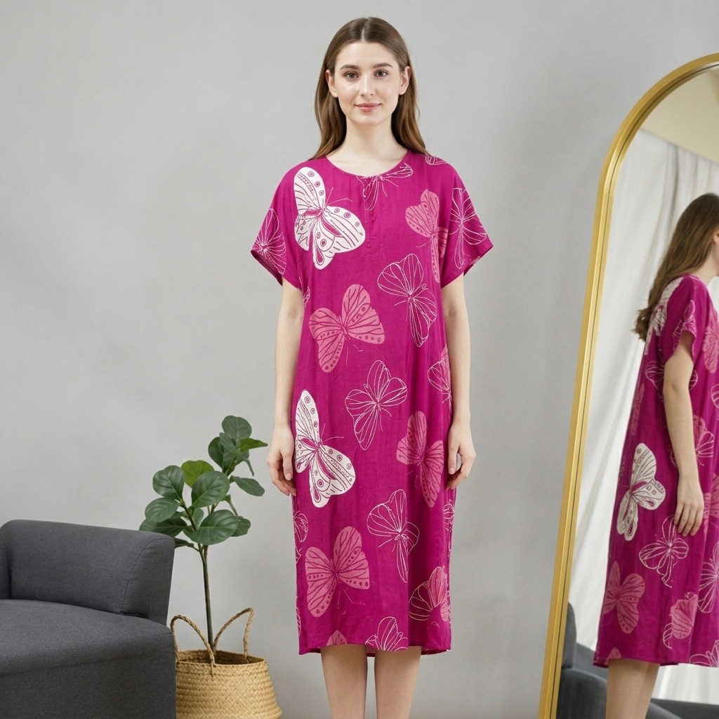 Daster Kaftan Kupu