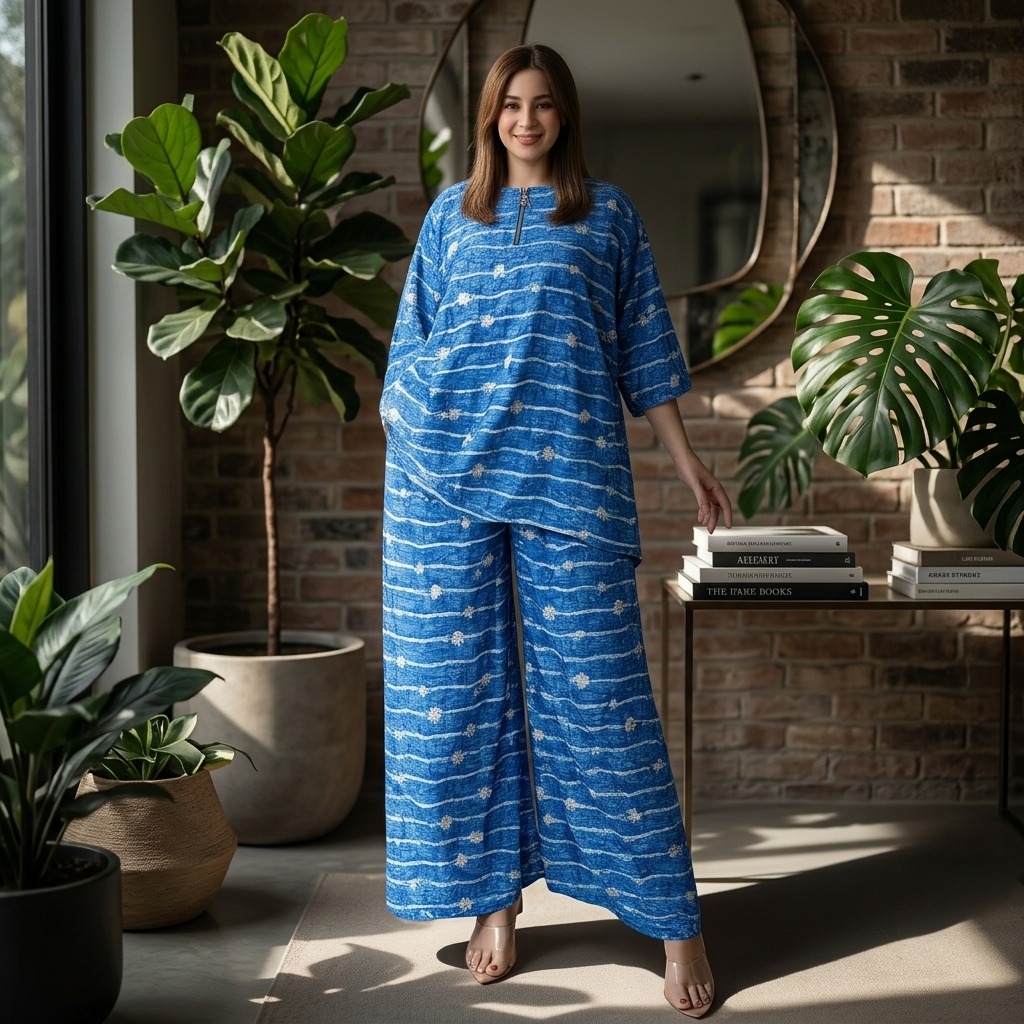 Stelan Kulot Rayon Priyanka Anggrek Series