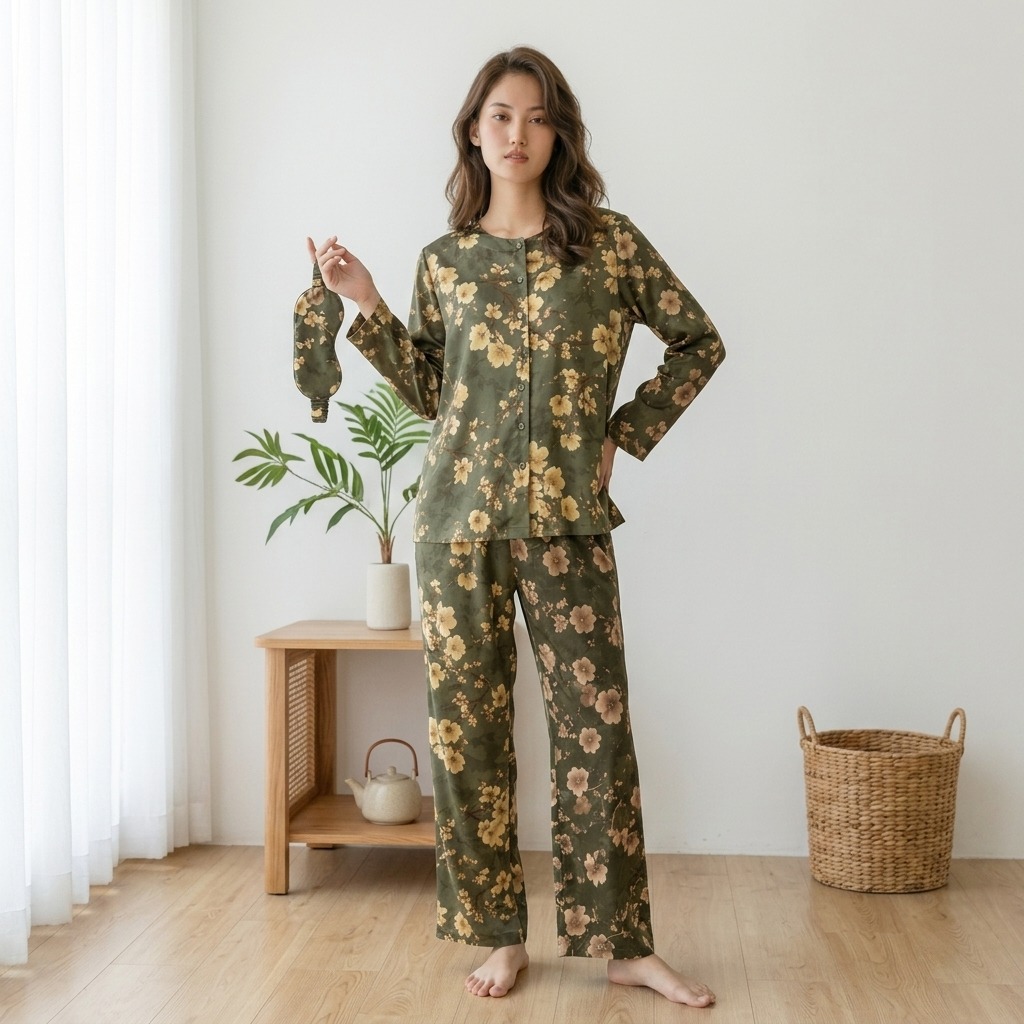 Piyama / oneset Wanita Premium Agnes AP6528(03) by Priyanka