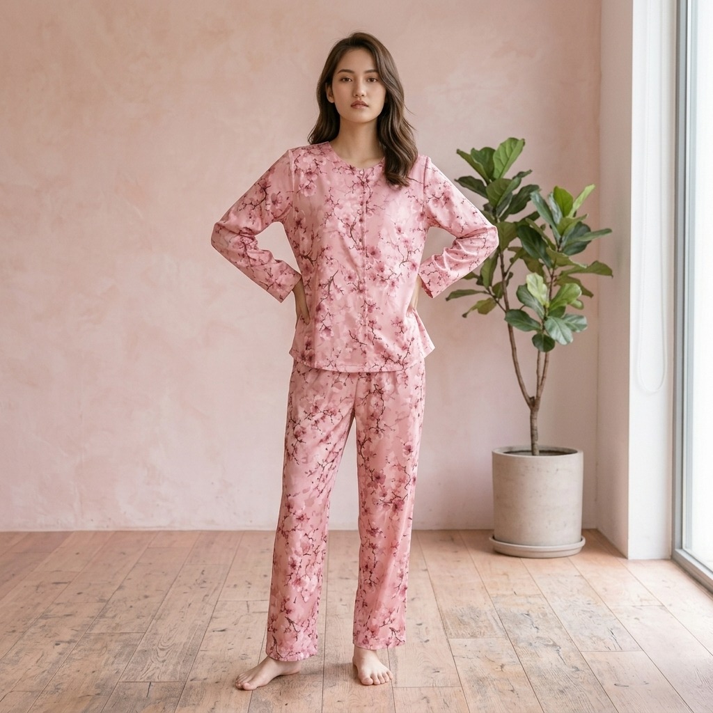 Piyama / oneset Wanita Premium Agnes AP6528(03) by Priyanka