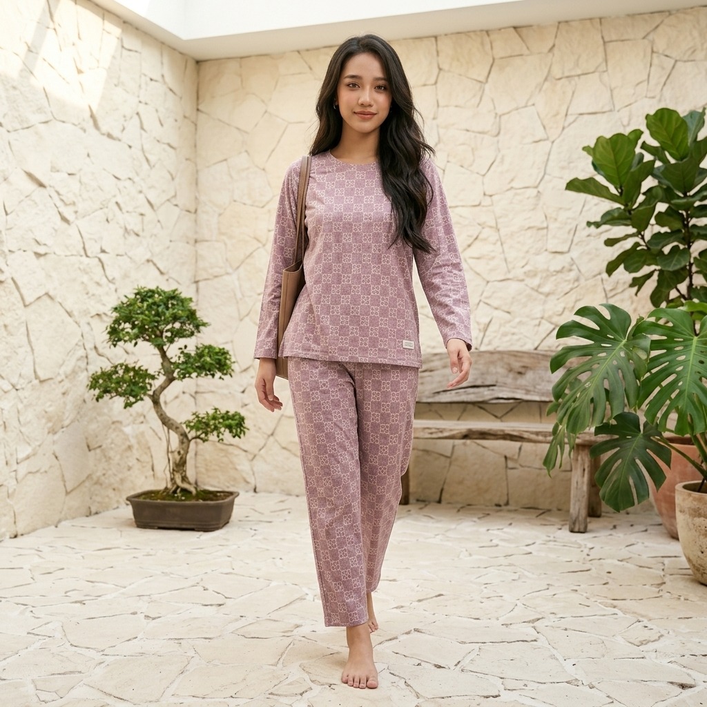 Piyama Wanita Premium Claudia AP6268 by Priyanka
