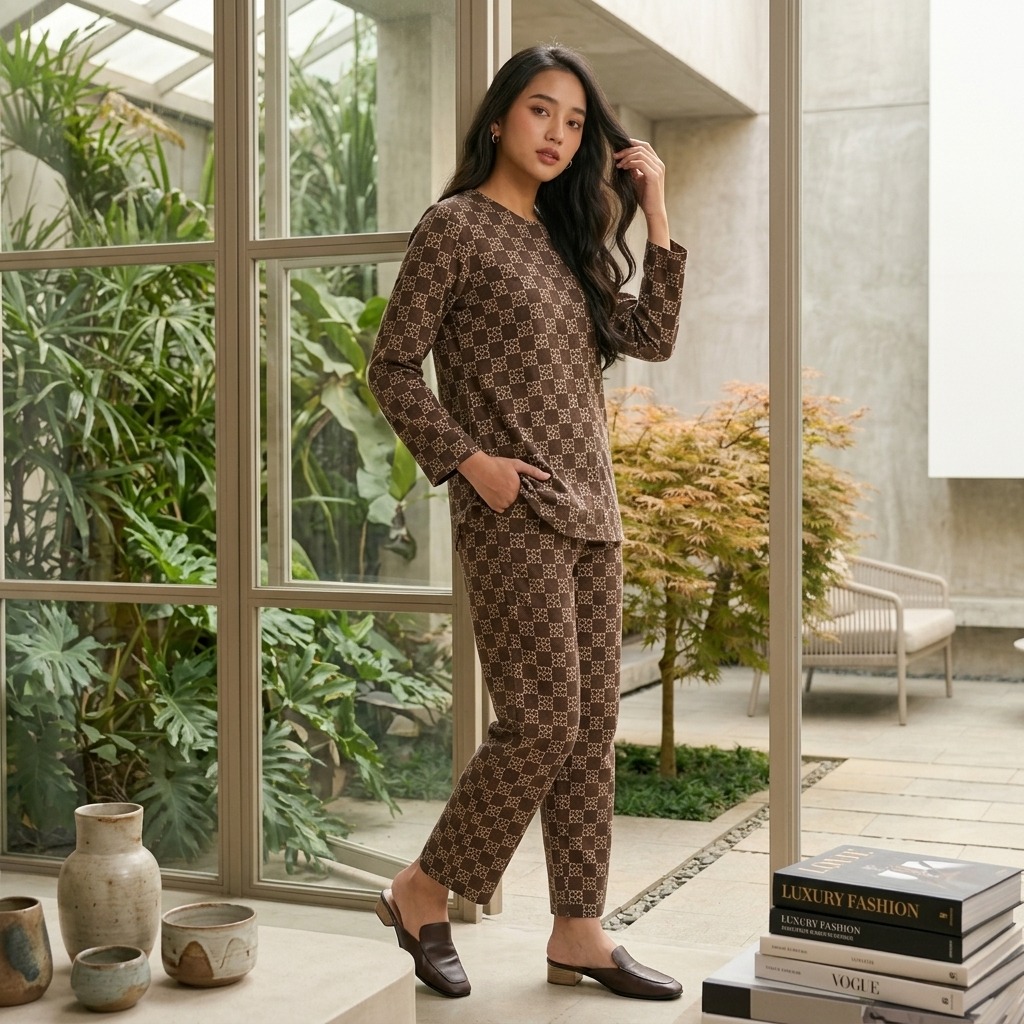 Piyama Wanita Premium Claudia AP6268 by Priyanka