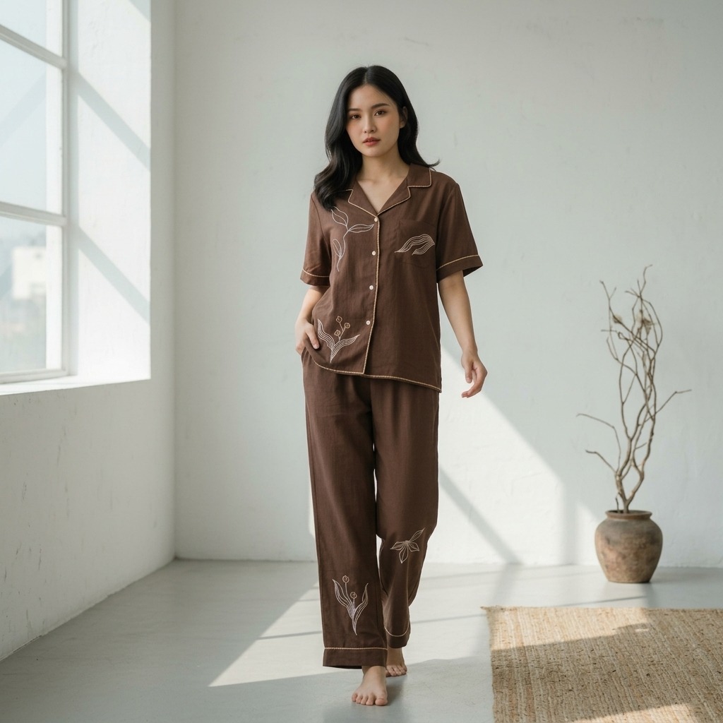 Laras Set - Setelan Piyama One Set By Priyanka 