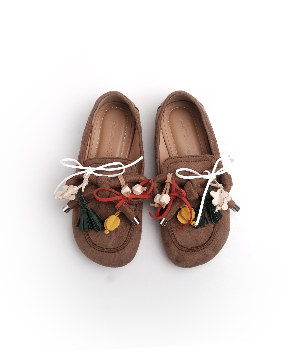 CAJSA x MACHERIE | ZOE CHESTNUT - FLATSHOES