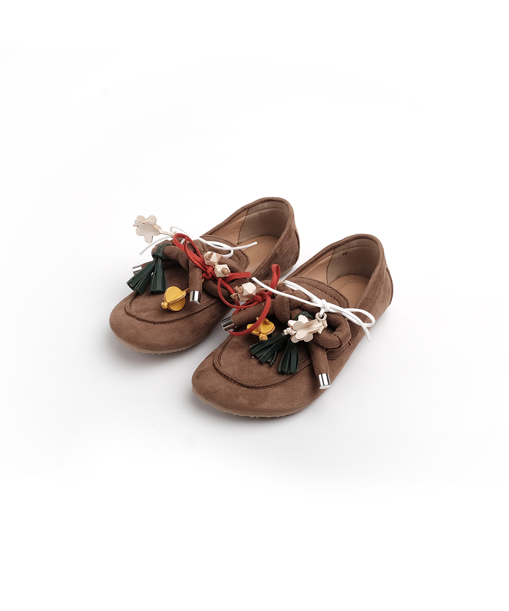 CAJSA x MACHERIE | ZOE CHESTNUT - FLATSHOES