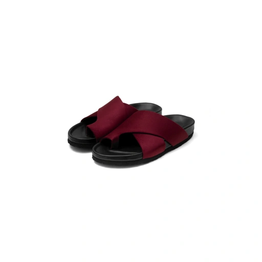 Image of TERRA MAROON - FLATS SANDALS