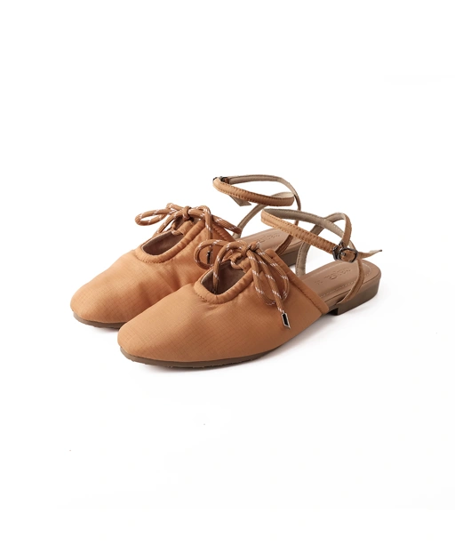 Image of CAJSA | SAIKA MUSTARD - SANDAL FLATS