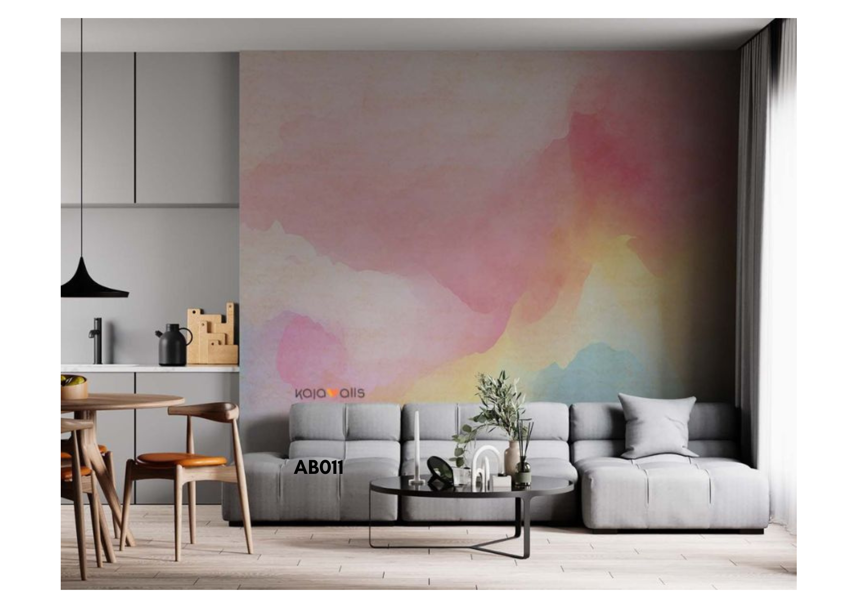 ABSTRACT WATERCOLOR Wallpaper Mural (part 1)