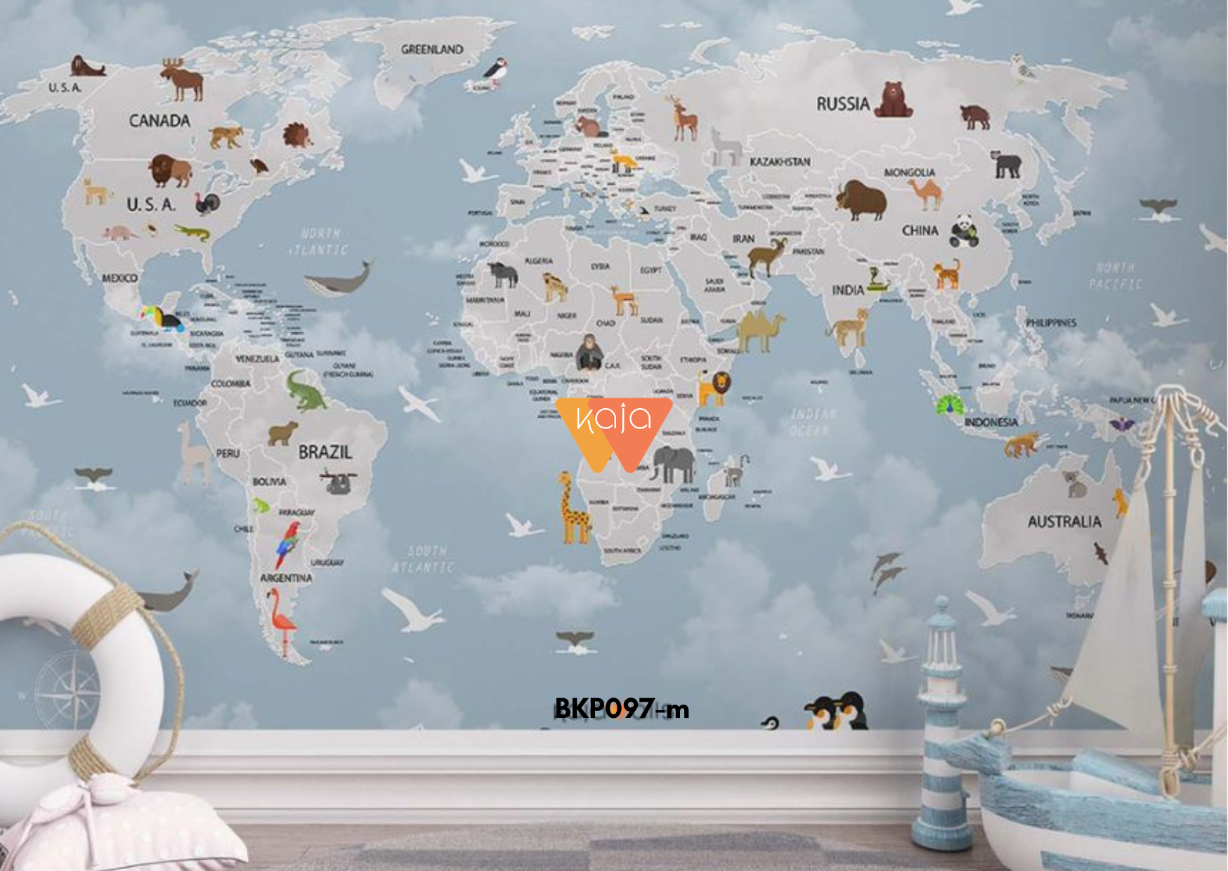 MAPS Kids Wallpaper Mural (part 1)